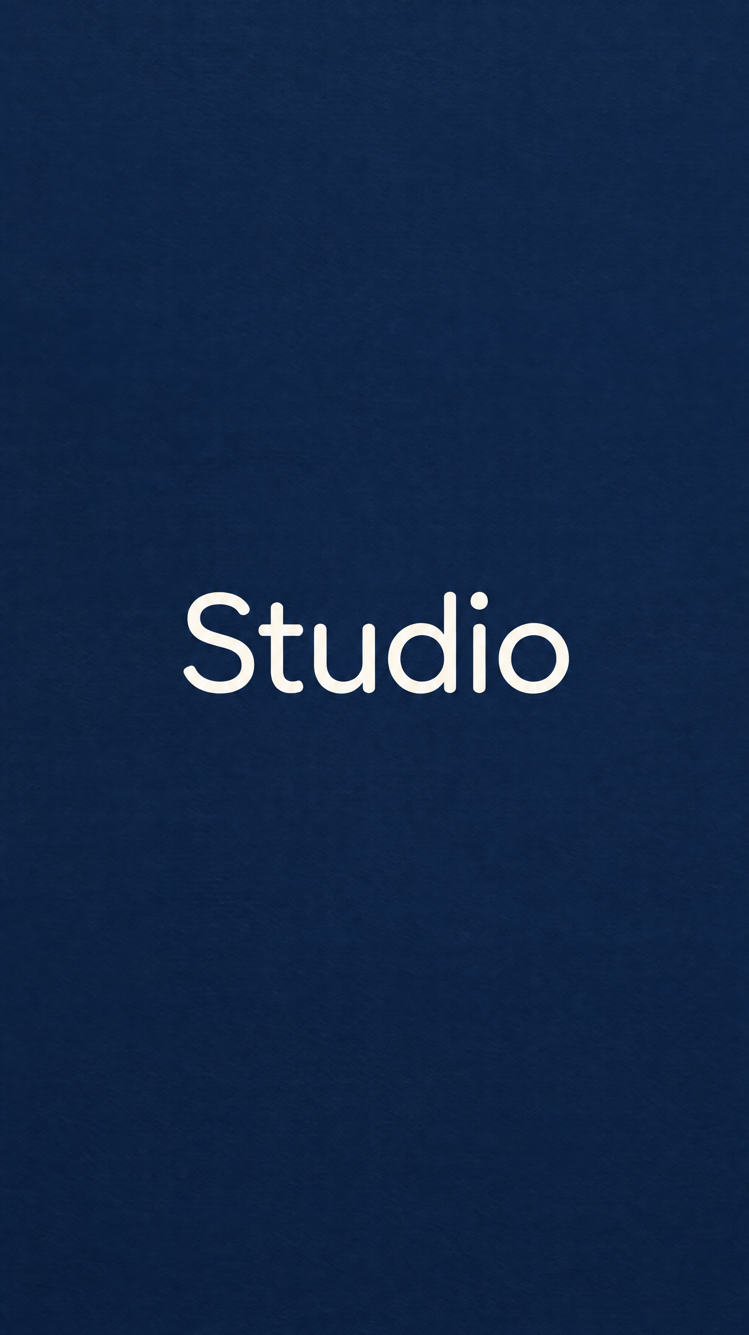 Minimal Stories highlight cover centered on the word Studio