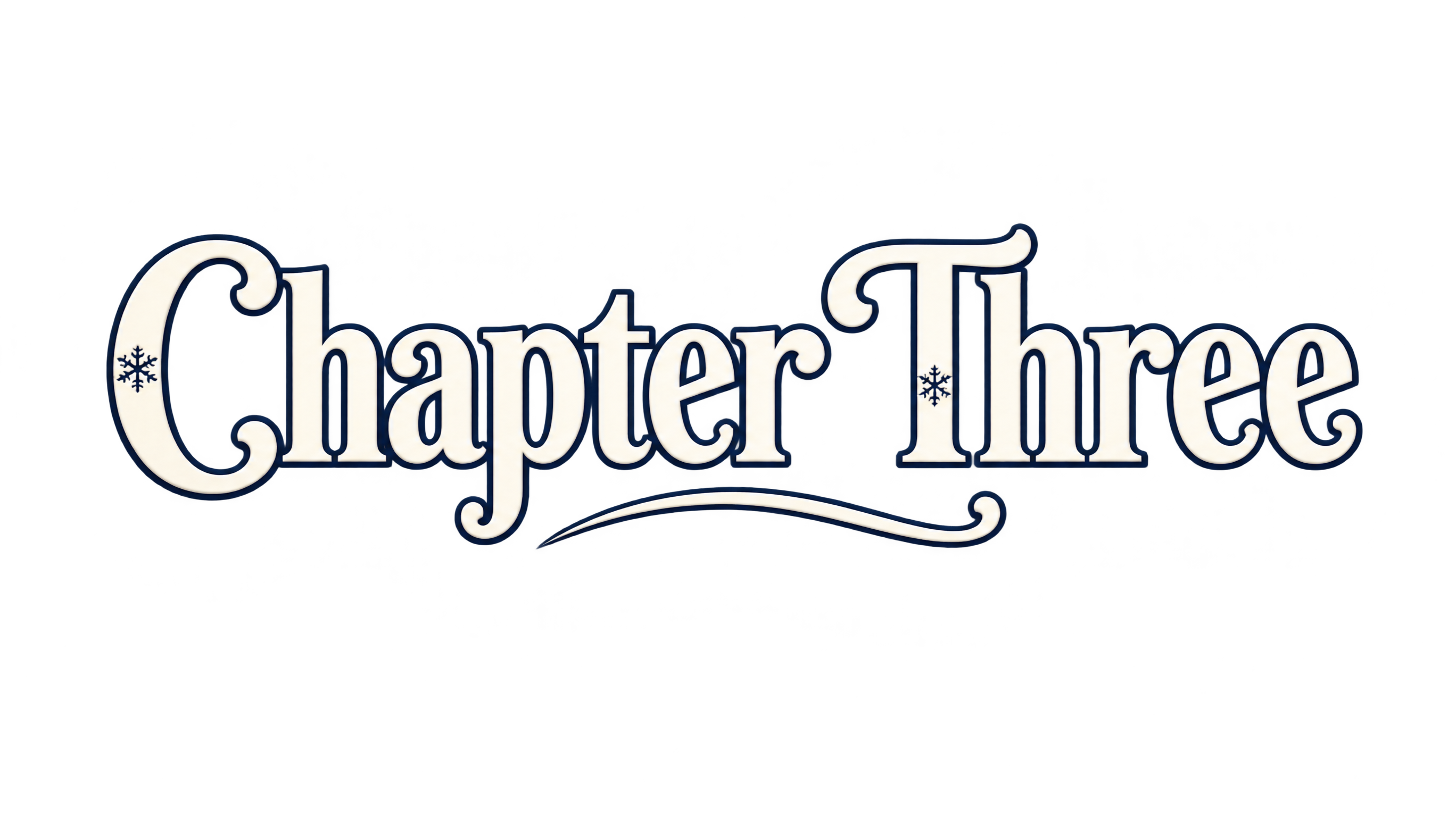 Clear tutorial chapter title with high-contrast decorative serif lettering.