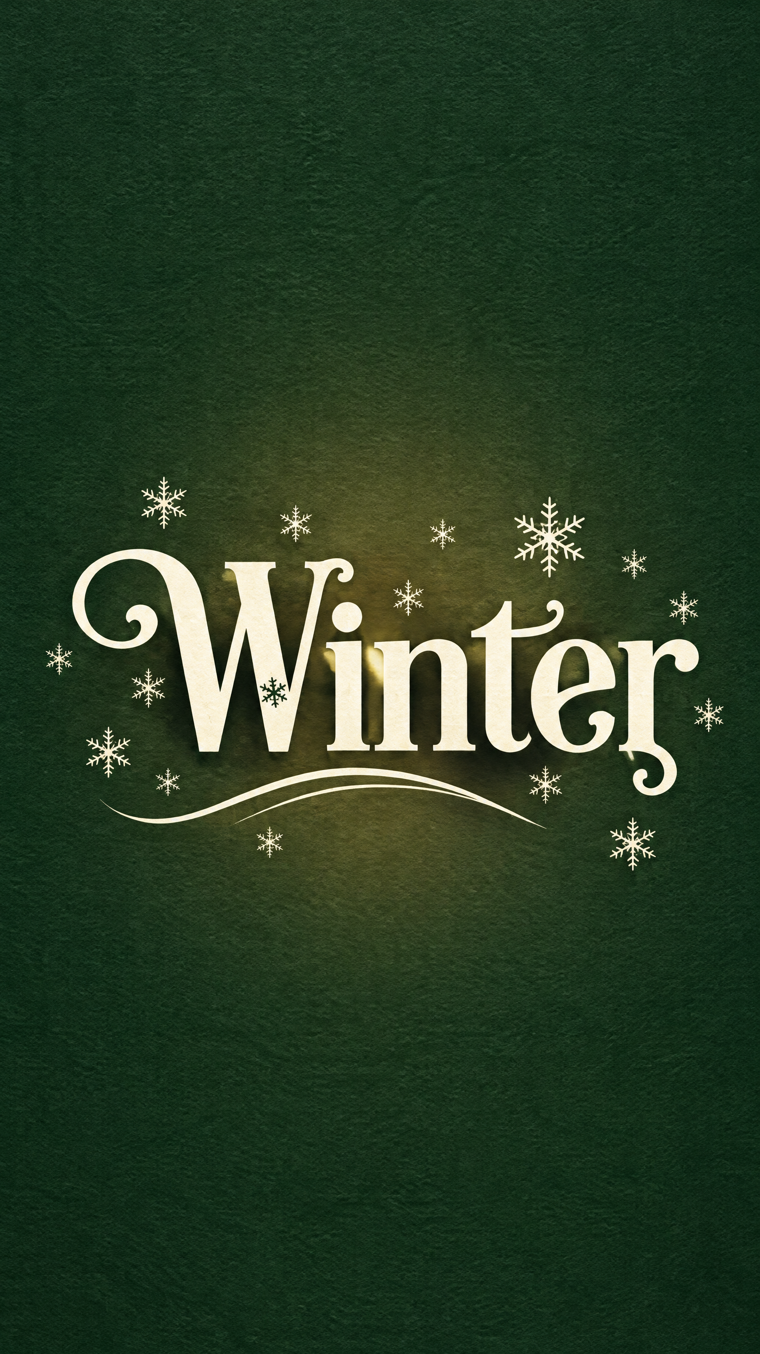 Vertical highlight cover with compact ornate lettering on a deep evergreen field.