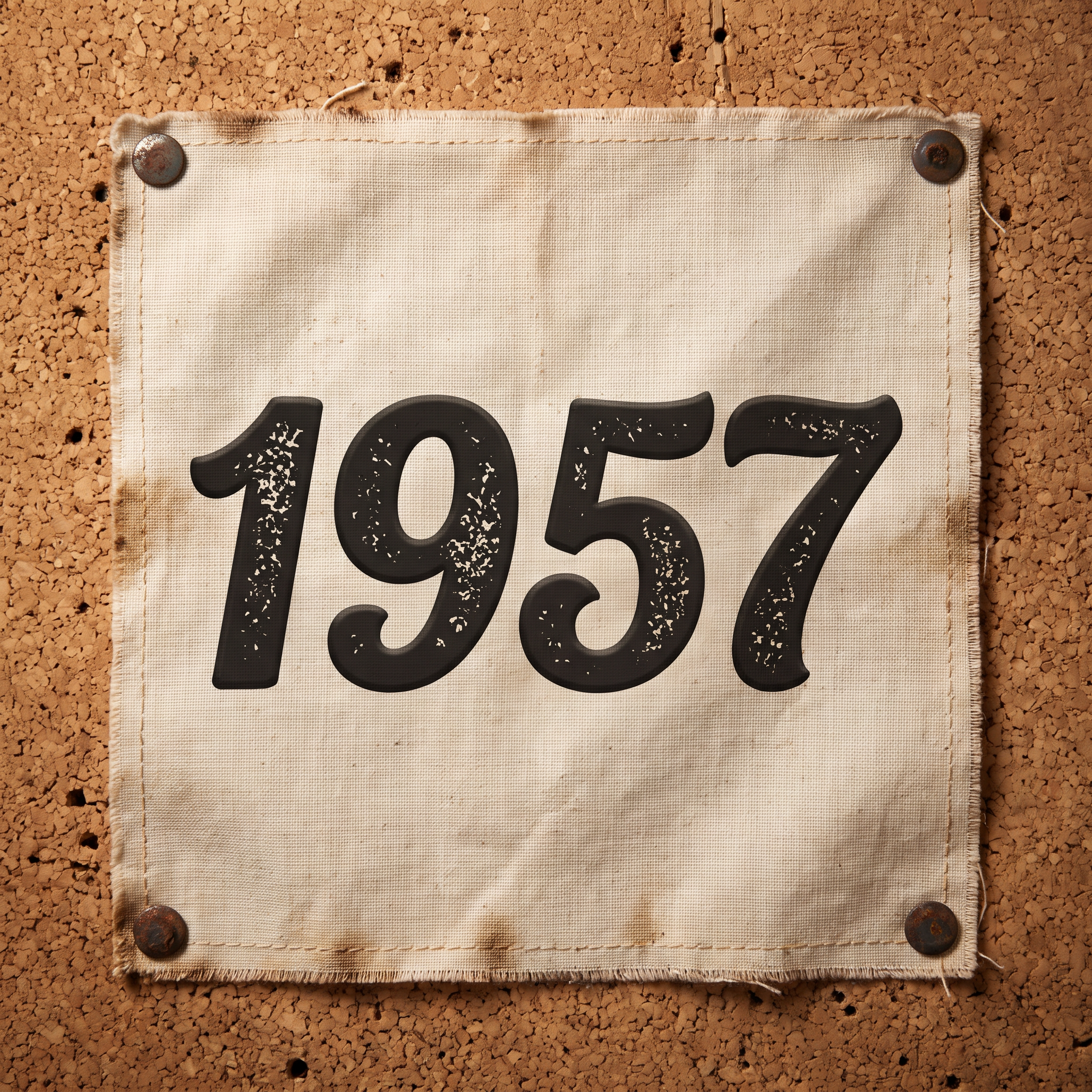 Retro Font Logo for Number