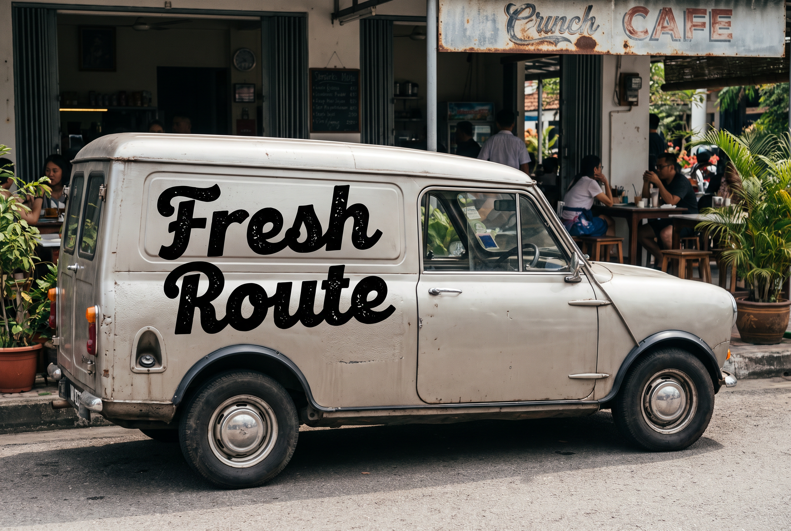 Retro Font Logo for Vehicle Livery