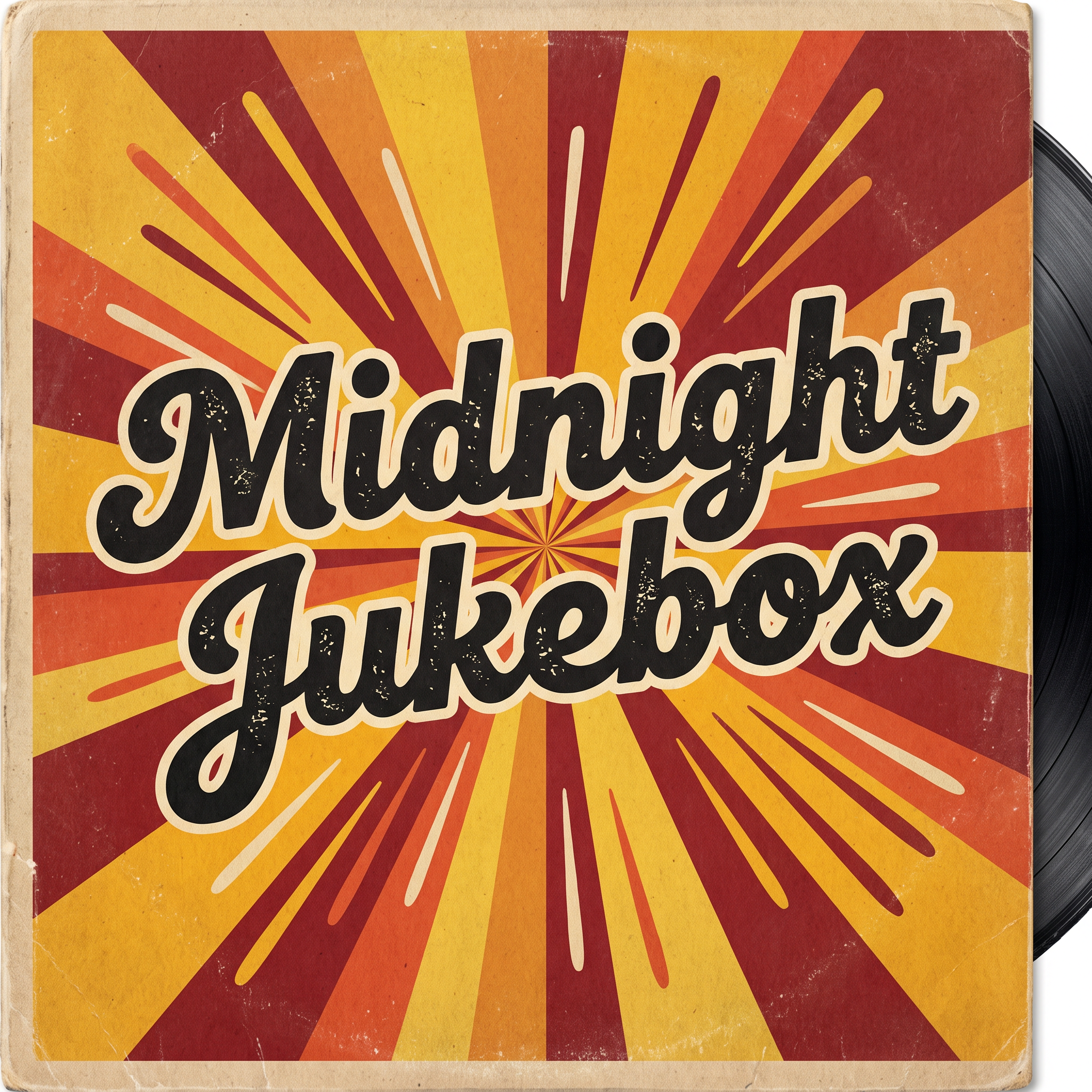 Retro Font Logo for Album Cover