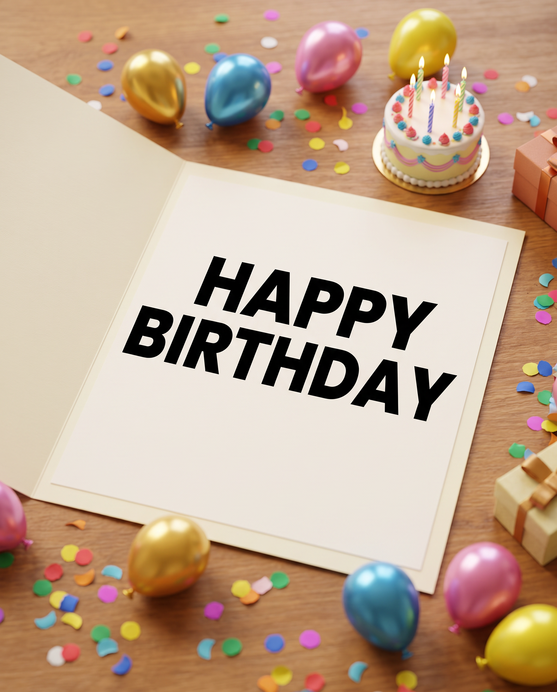 Poppins Extra Bold Font for Happy Birthday