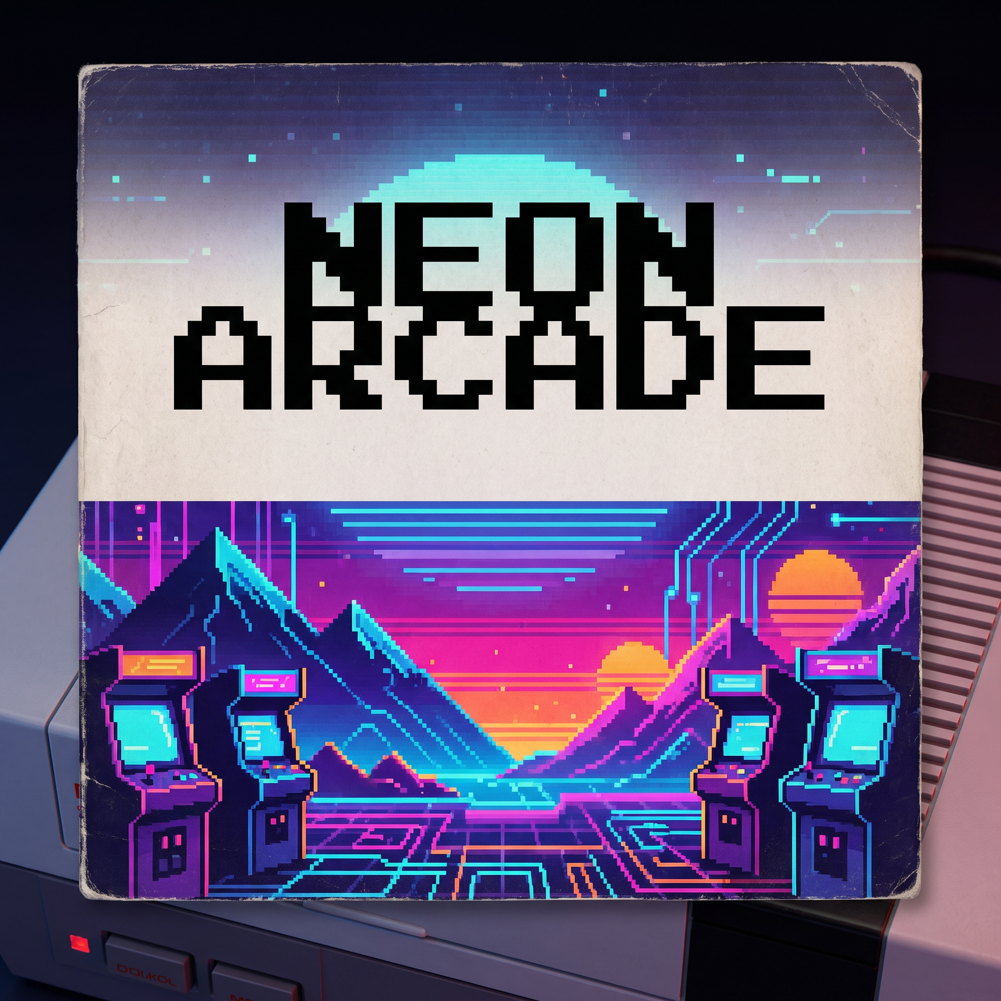 Retro Pixel Font for Album Cover