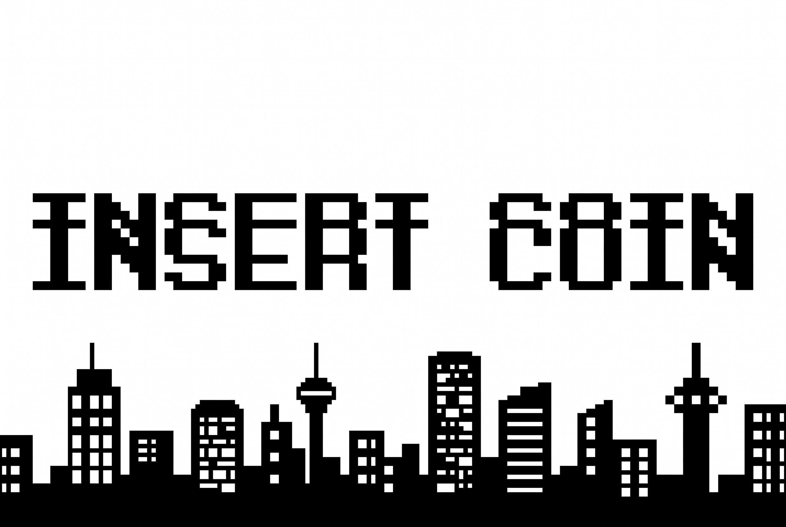 Retro Pixel Font for Social Profile Cover