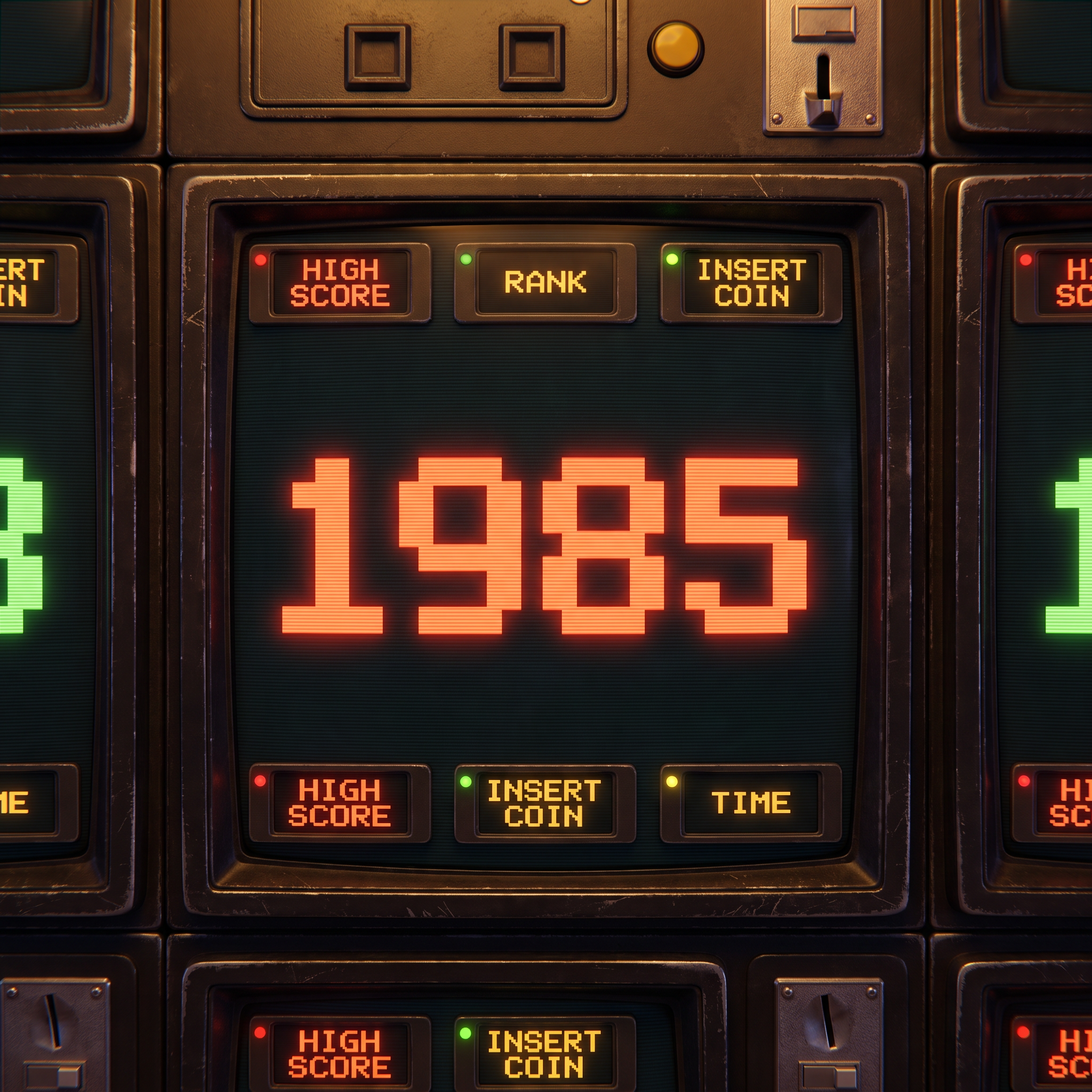 Retro Pixel Font for Number