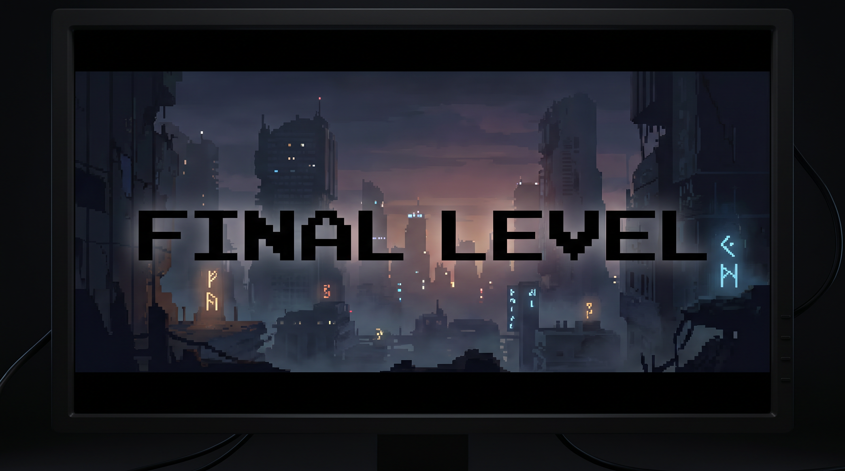 Retro Pixel Font for Title