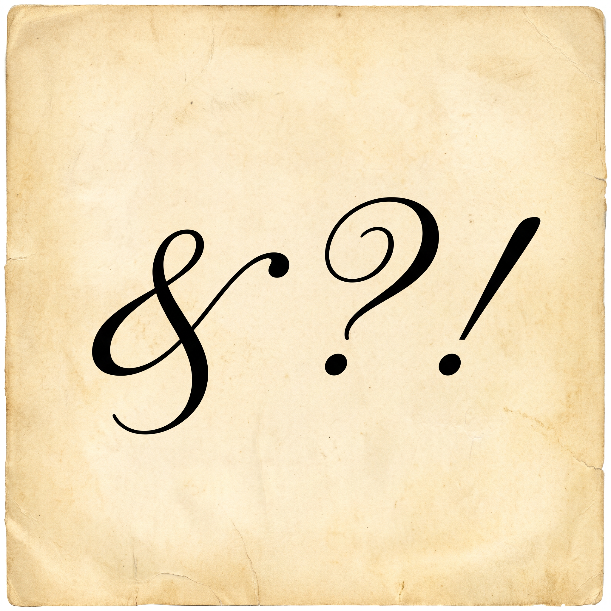 Cursive Title Font for Symbols