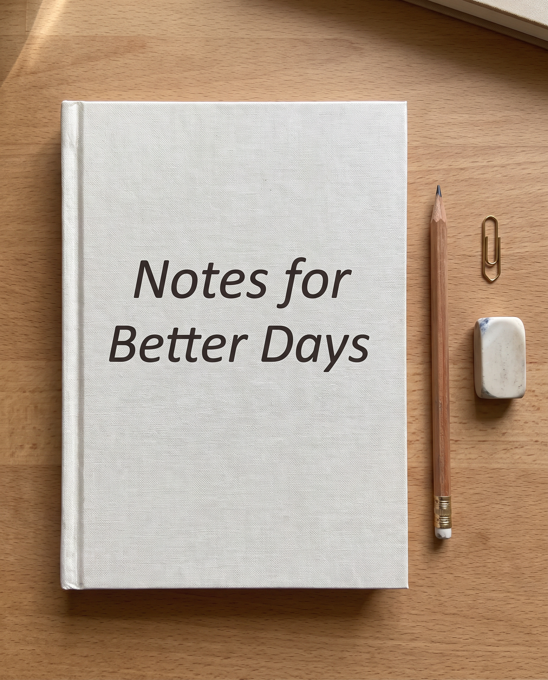 Calibri Italic Font for Notebook Cover