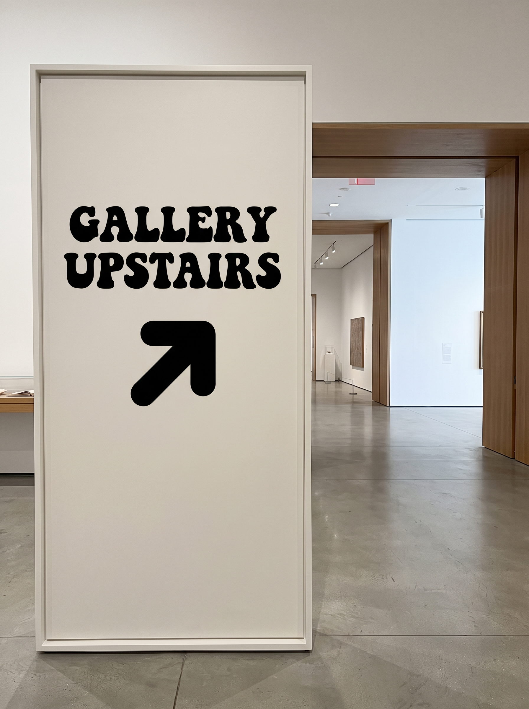 Retro Letters Font for Wayfinding Signage