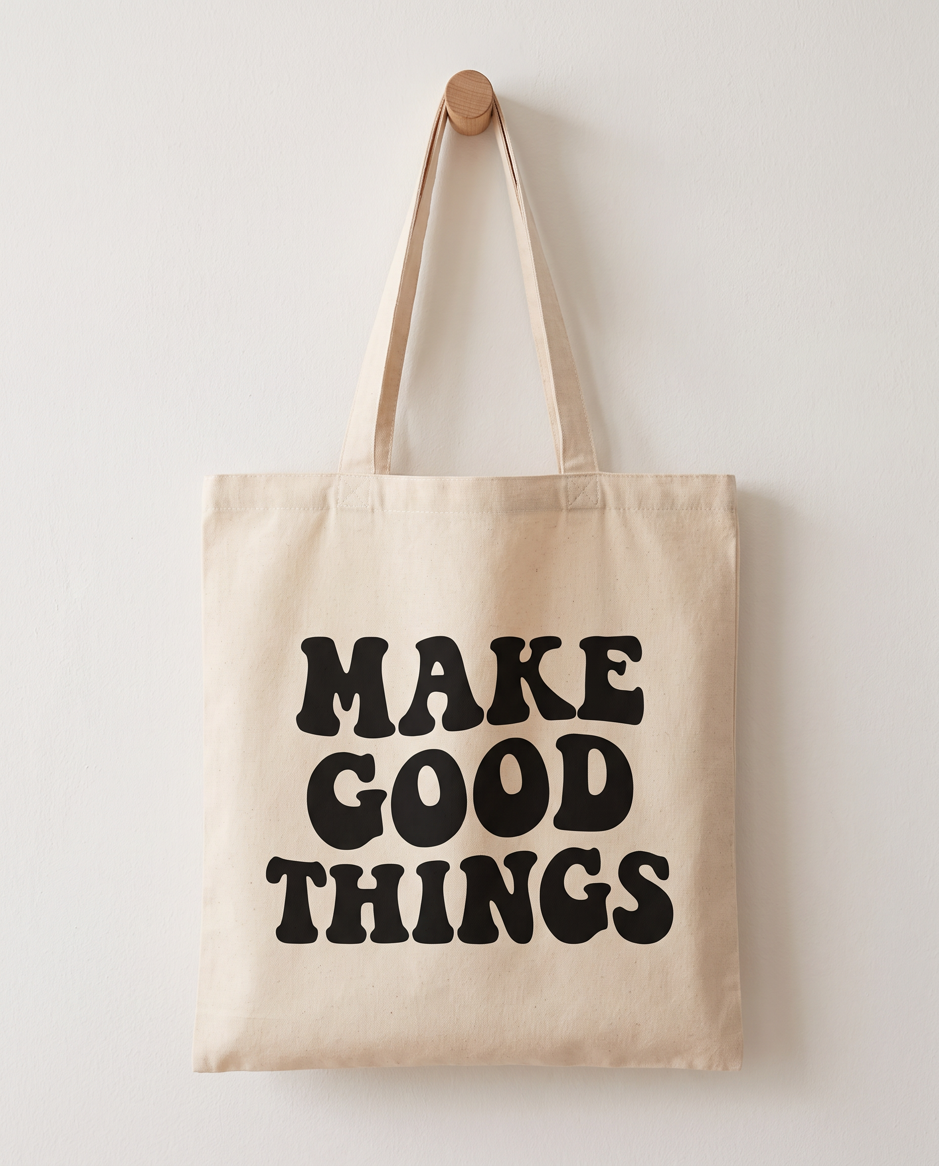 Retro Letters Font for Tote Bag Print