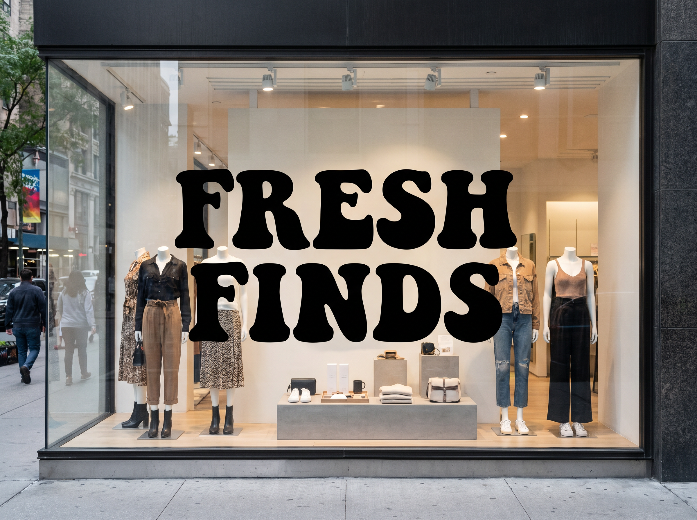 Retro Letters Font for Window Display Decal