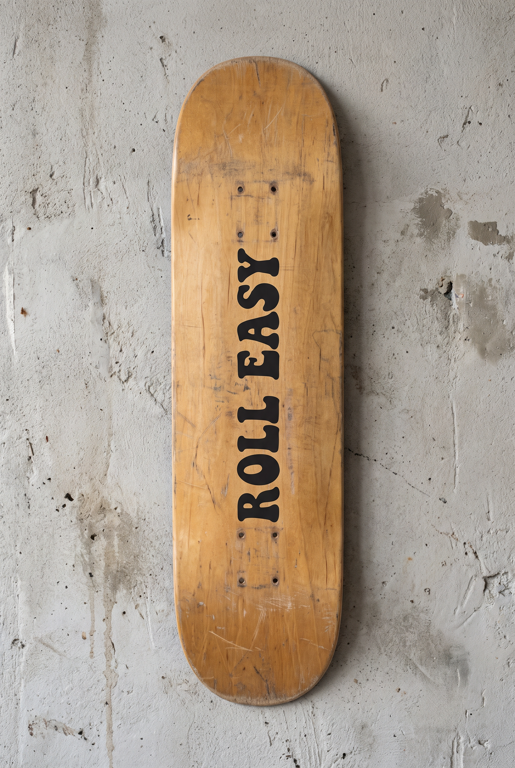 Retro Letters Font for Skateboard Deck