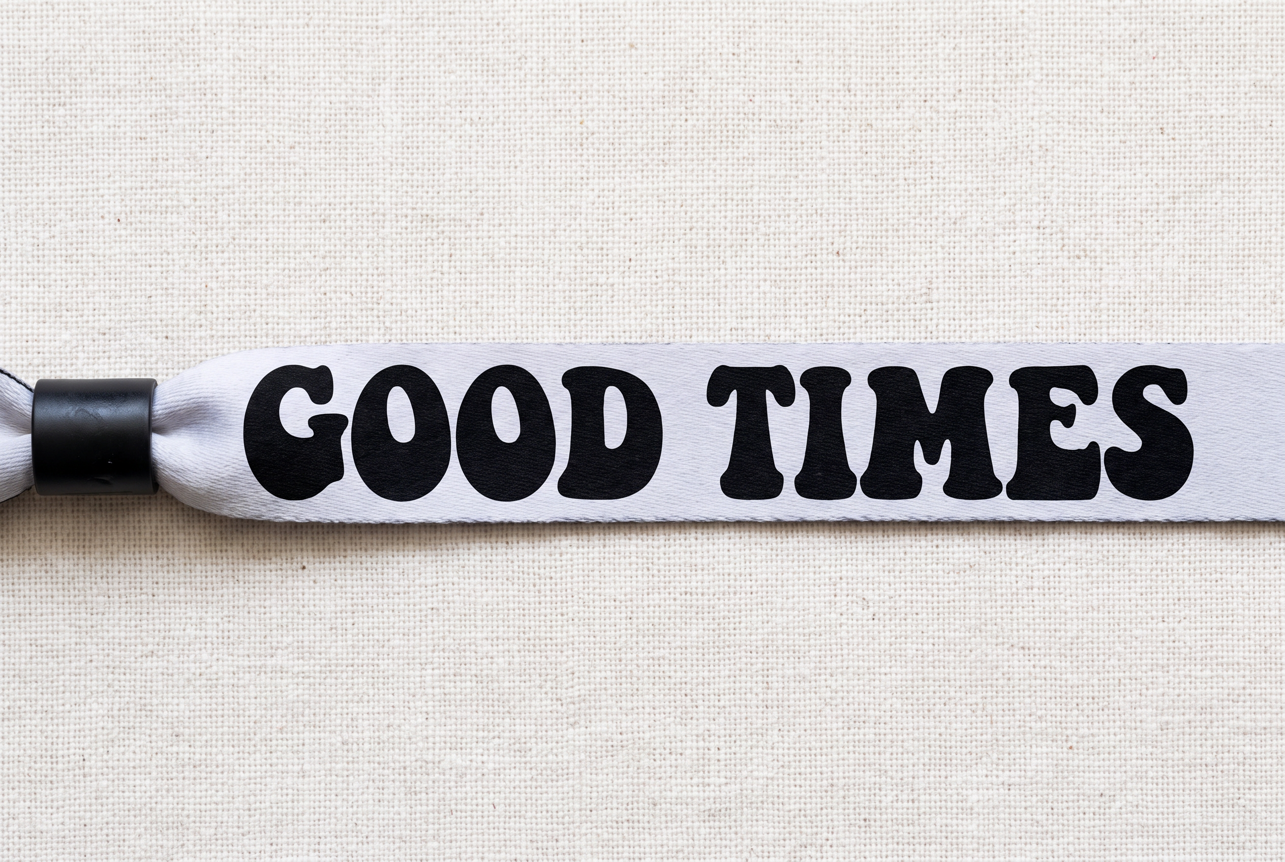 Retro Letters Font for Festival Wristband