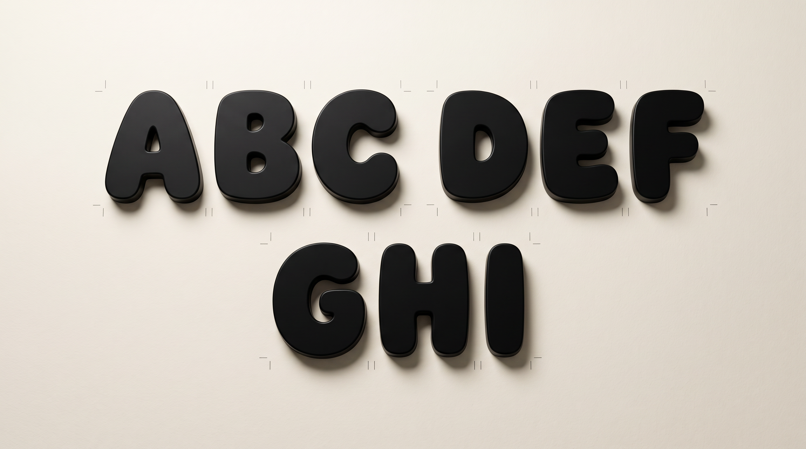 Bubble Numbers Font for Alphabet