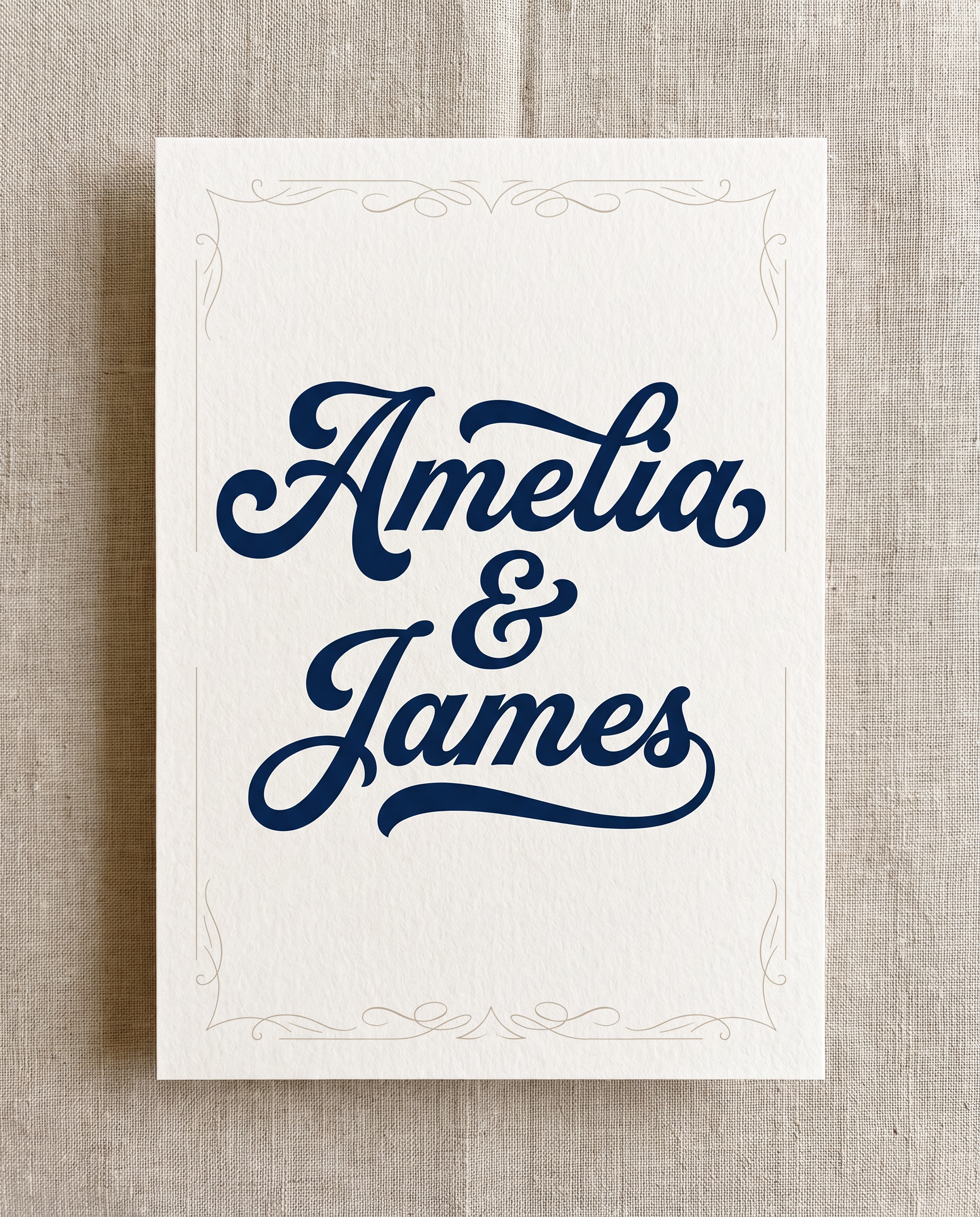 Bold Cursive Font for Wedding_Invitation