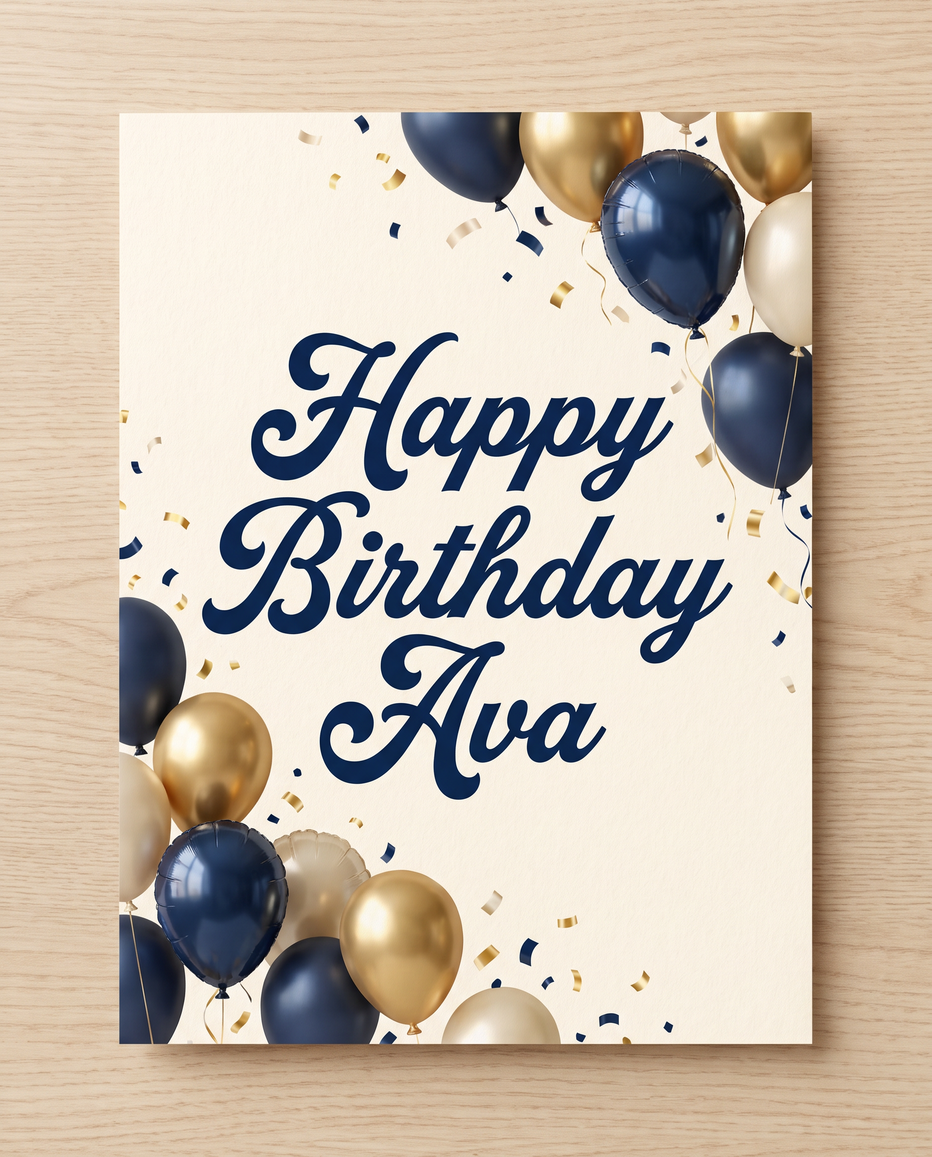 Bold Cursive Font for Happy Birthday