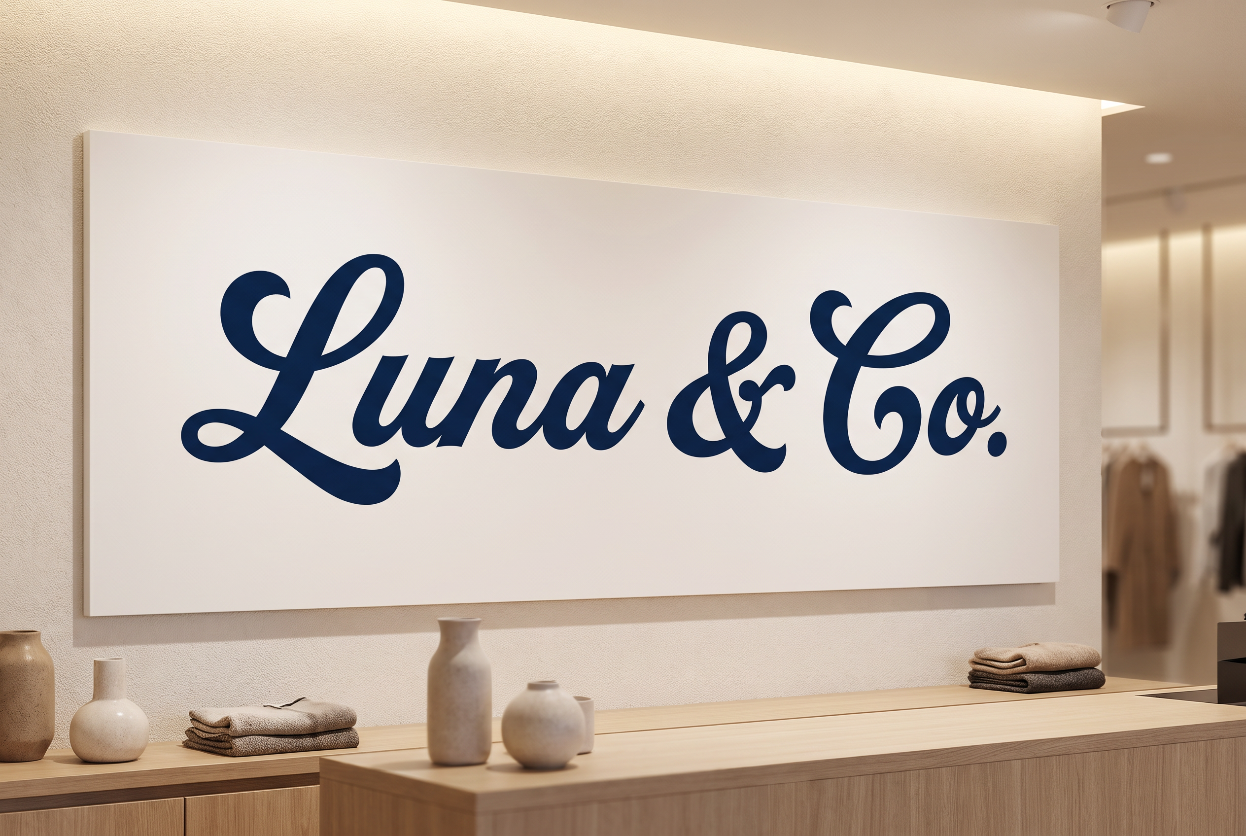 Bold Cursive Font for Logo
