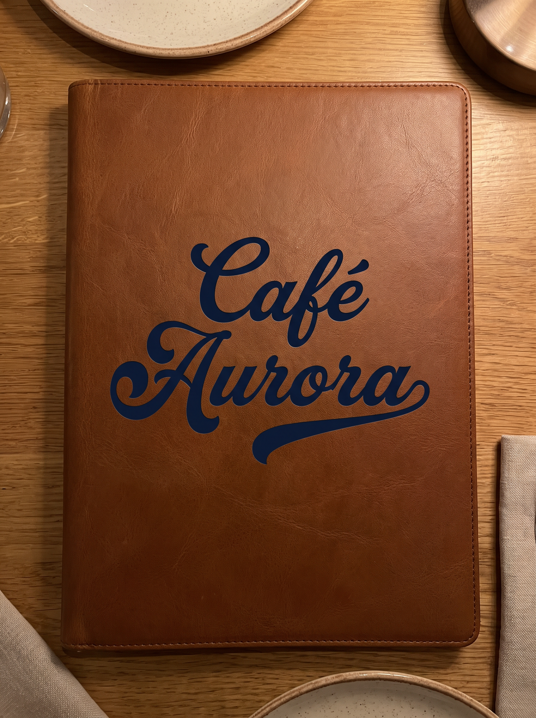 Bold Cursive Font for Menu