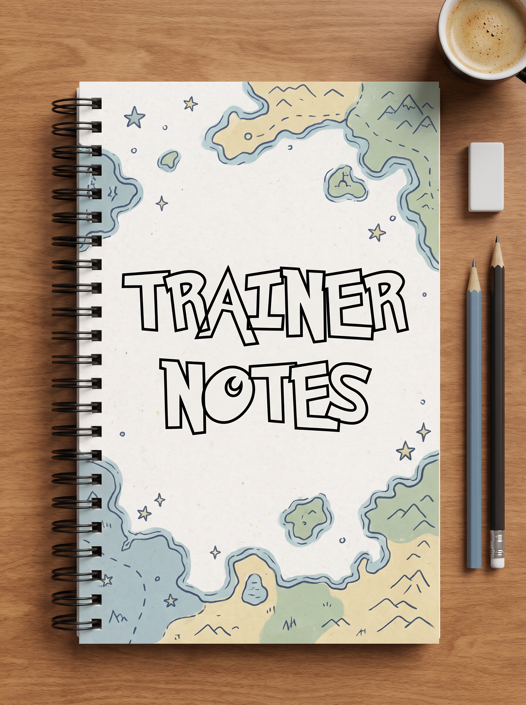 Pokemon Font for Notebook Cover