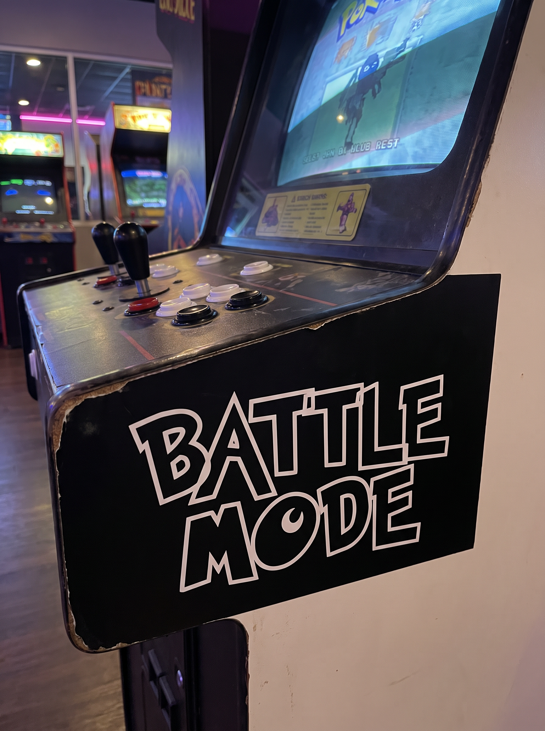 Pokemon Font for Arcade Cabinet Panel