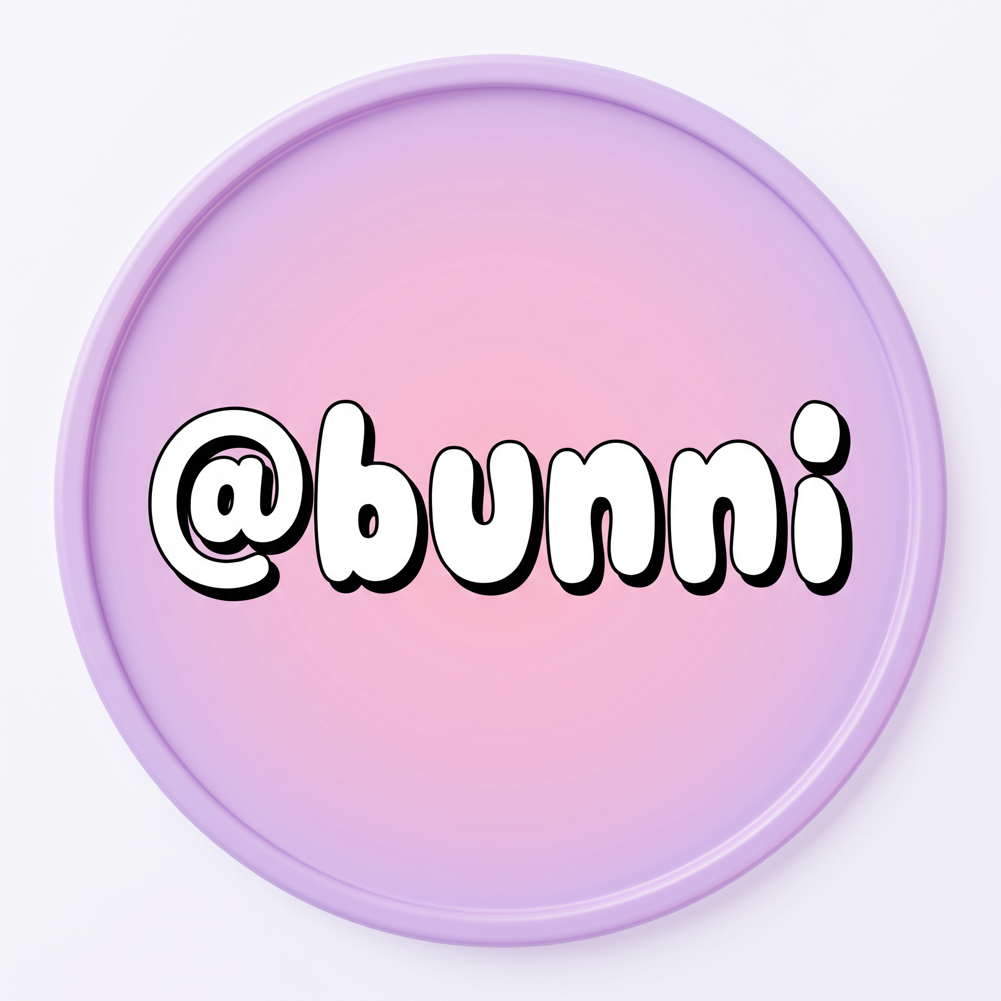 Cute Bubble Font for Username