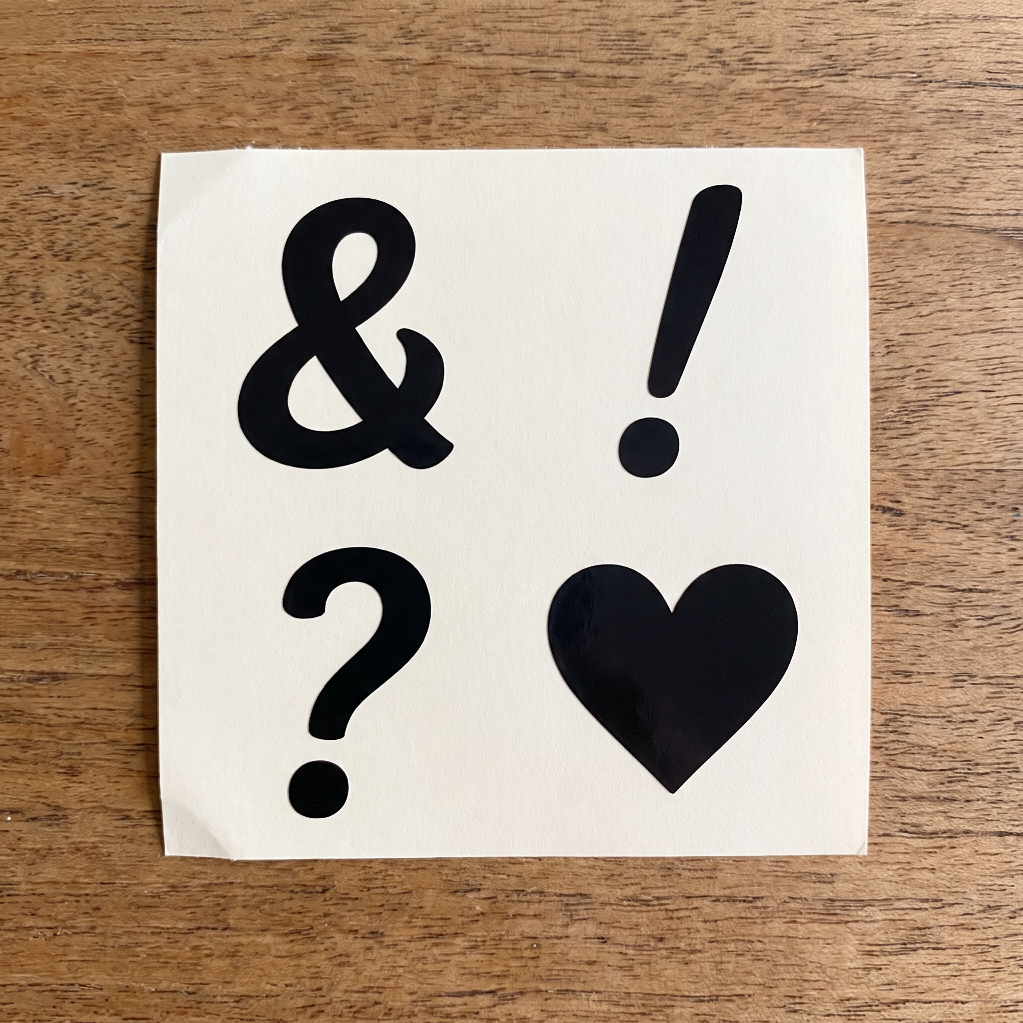 Cursive Banner Font for Symbols