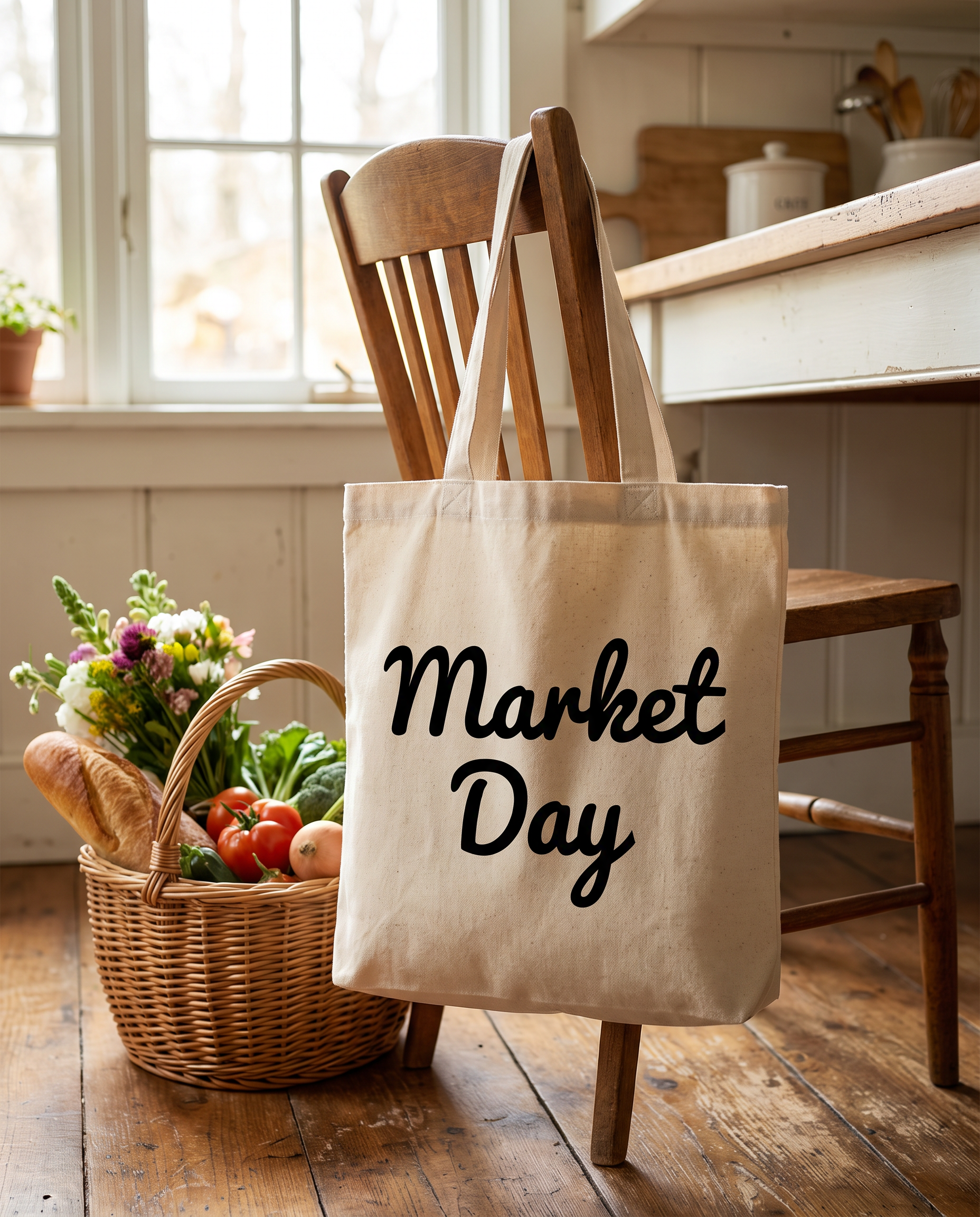 Cursive Banner Font for Tote Bag