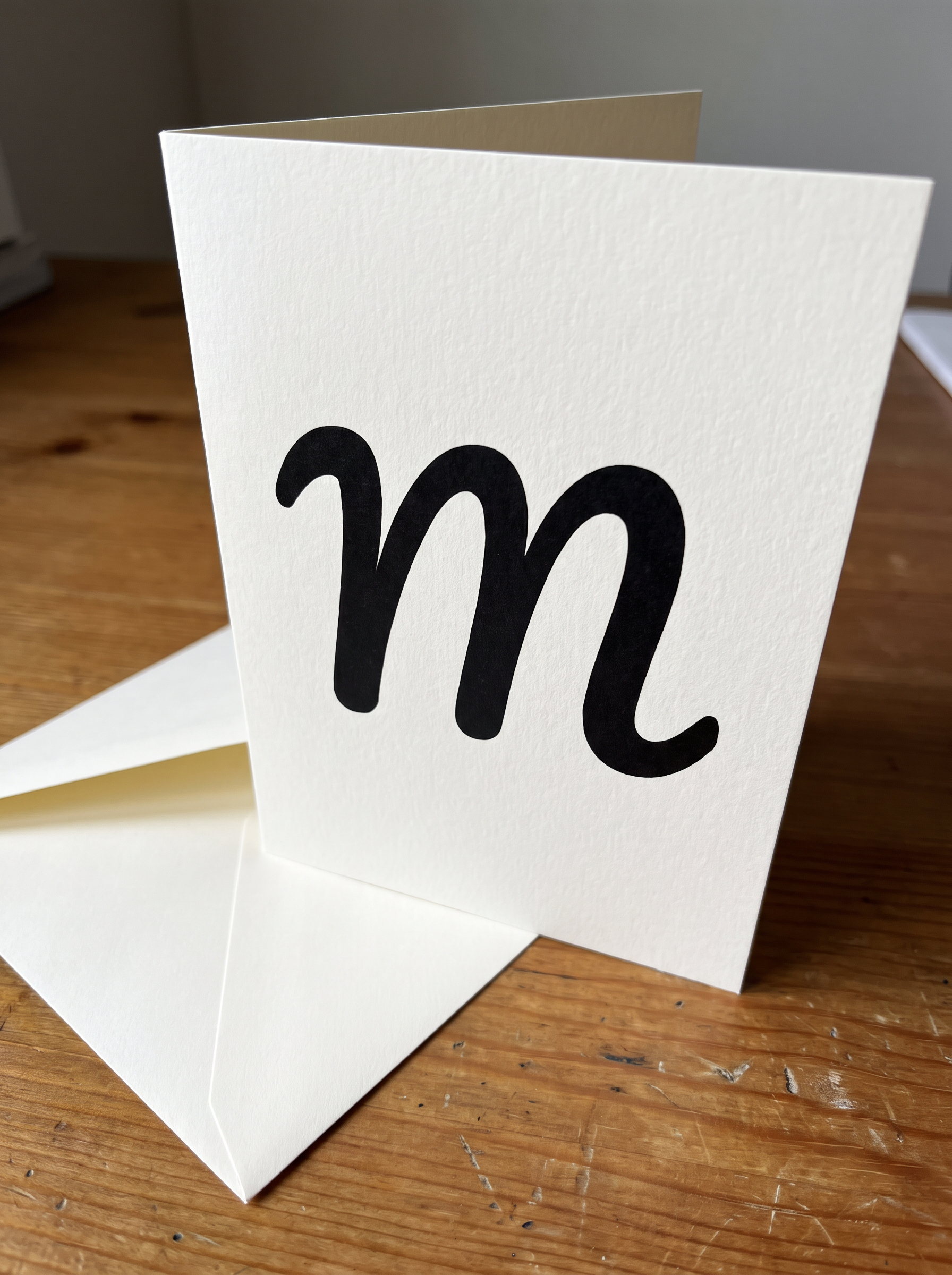 Cursive Banner Font for Letter