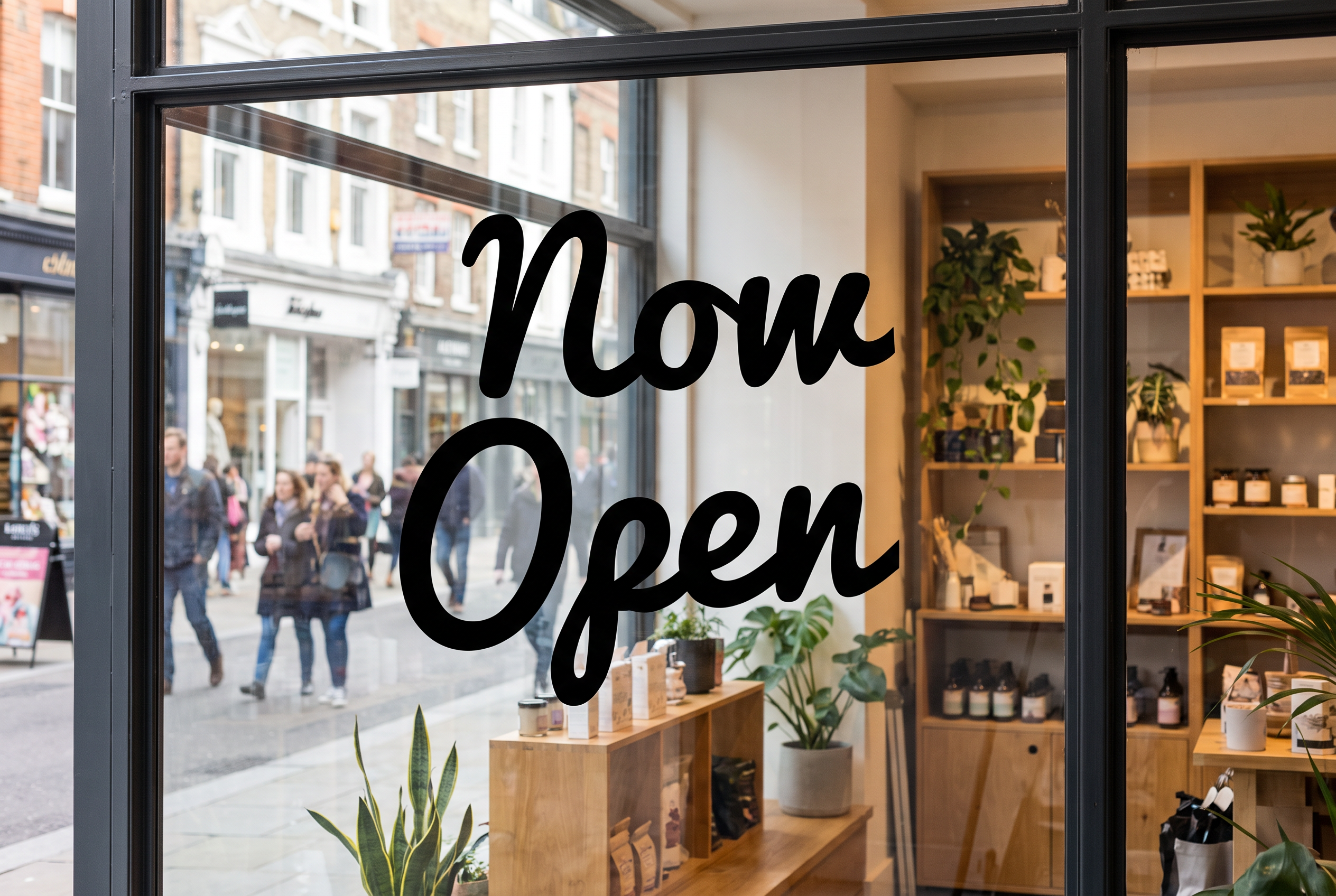Cursive Banner Font for Window Decal