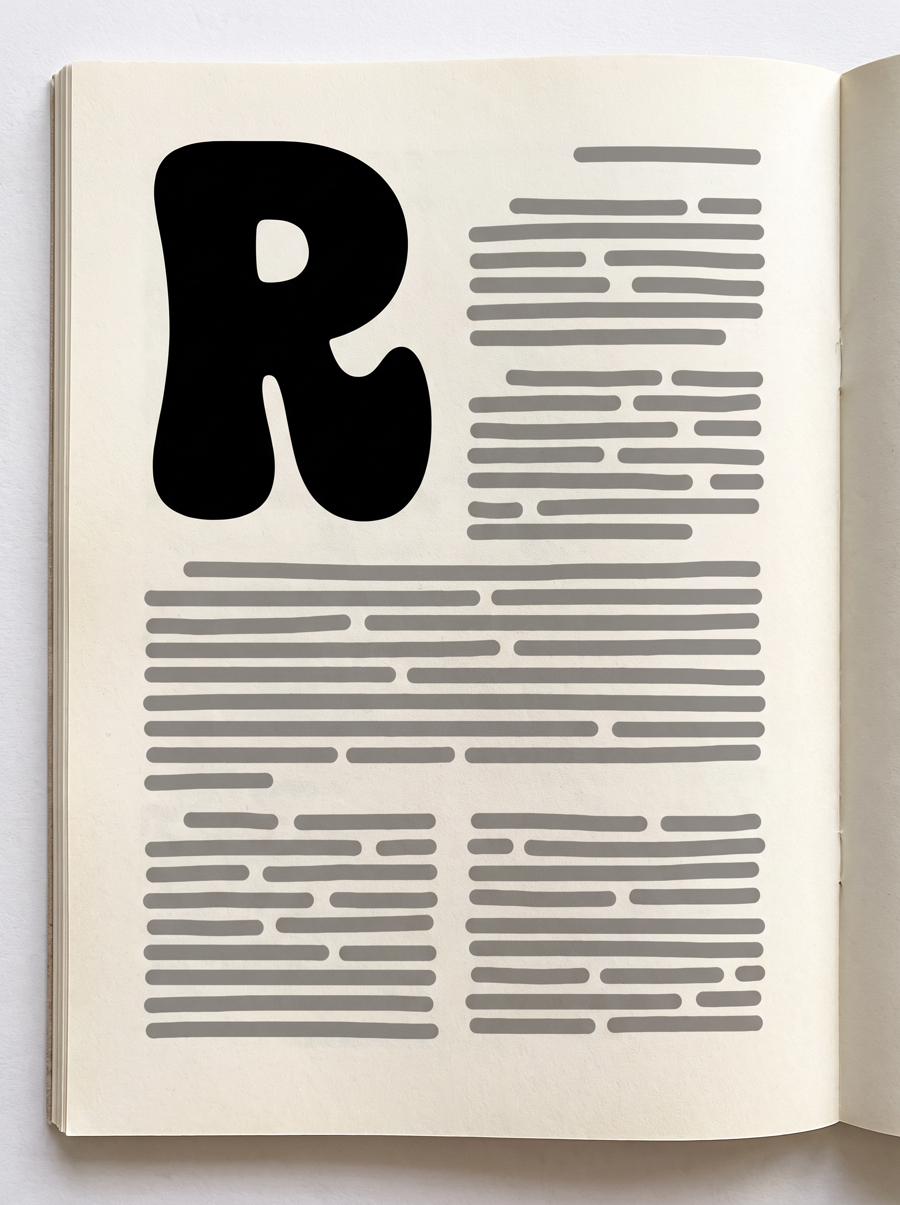 Bubble Text Font for Letter