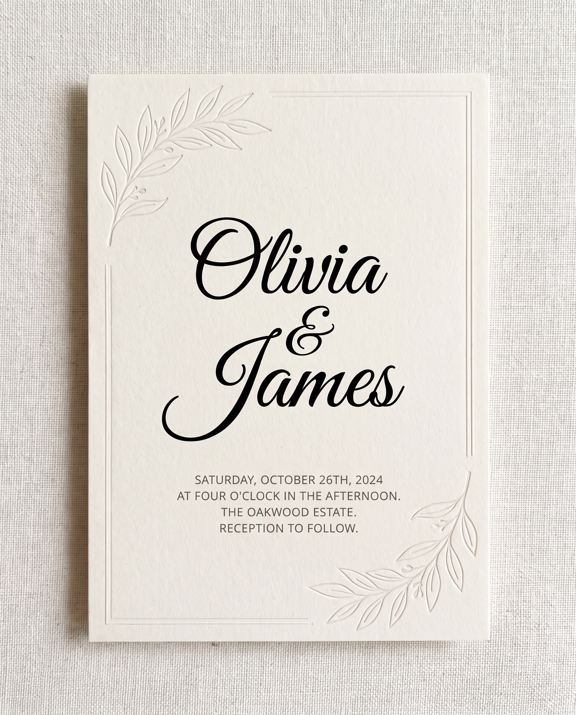 Calligraphy Font Letters for Wedding Invitation