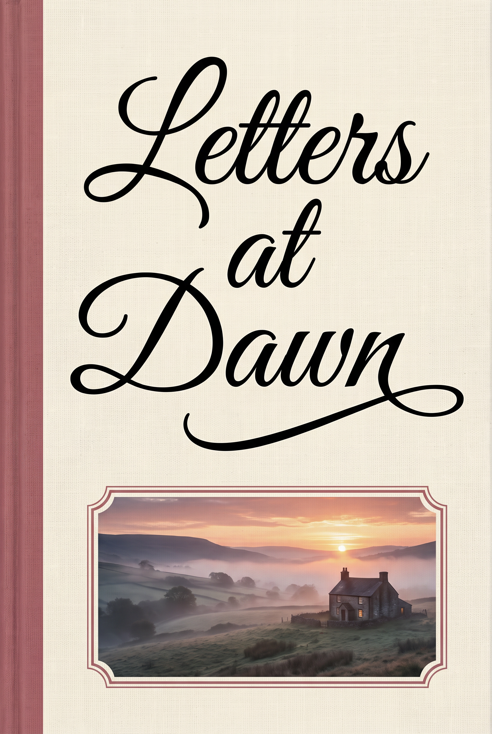 Calligraphy Font Letters for Book Cover