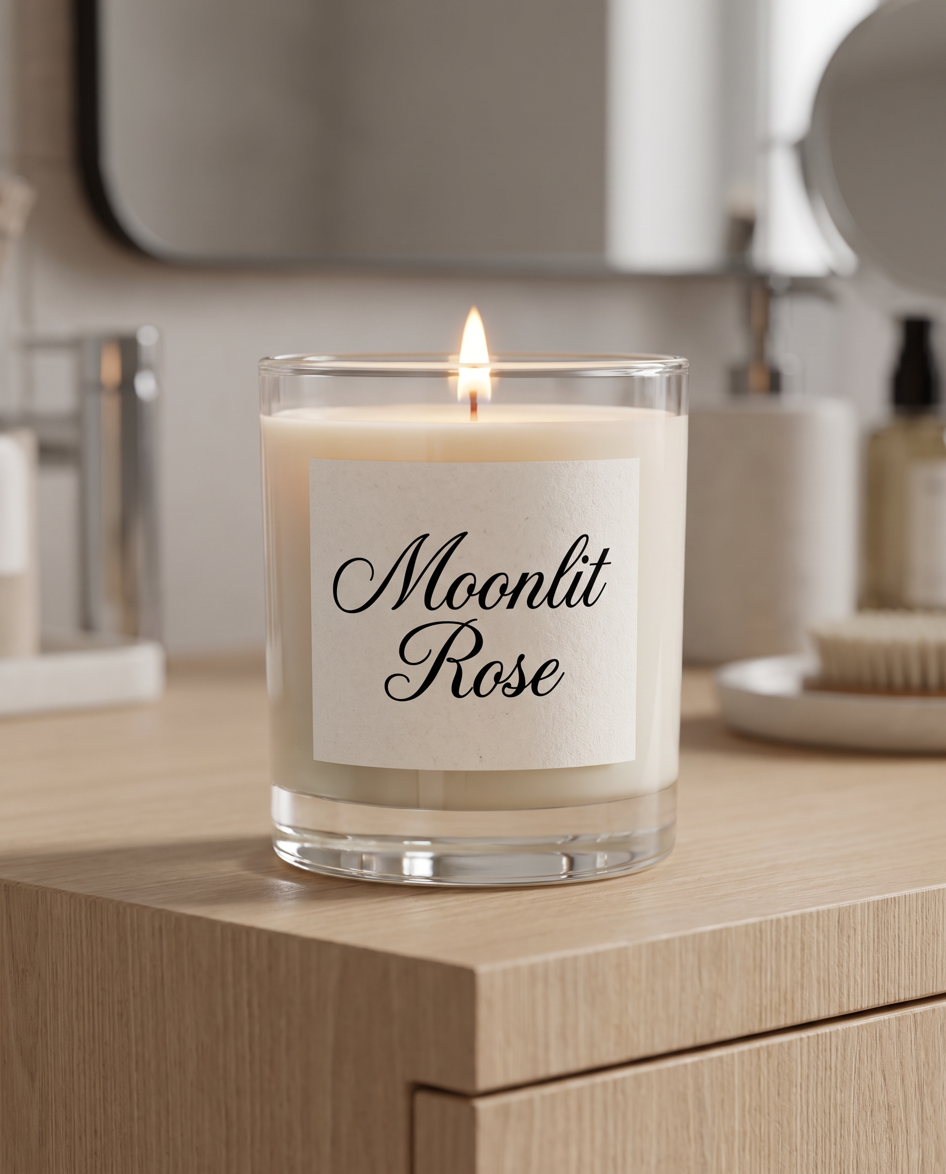 Calligraphy Font Letters for Candle Label