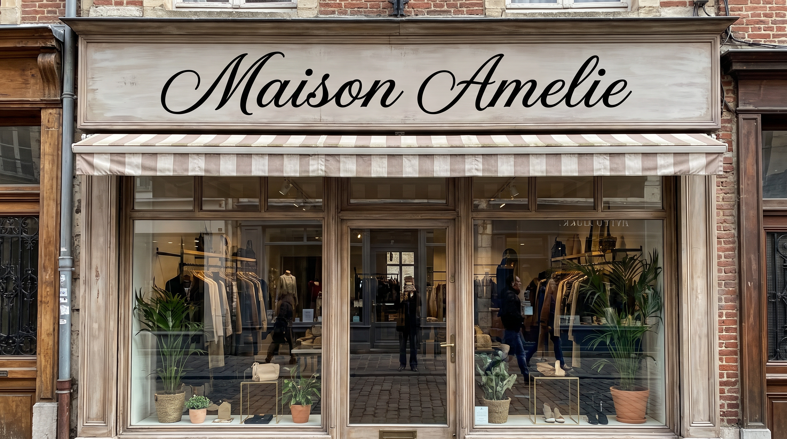 Calligraphy Font Letters for Storefront Signage