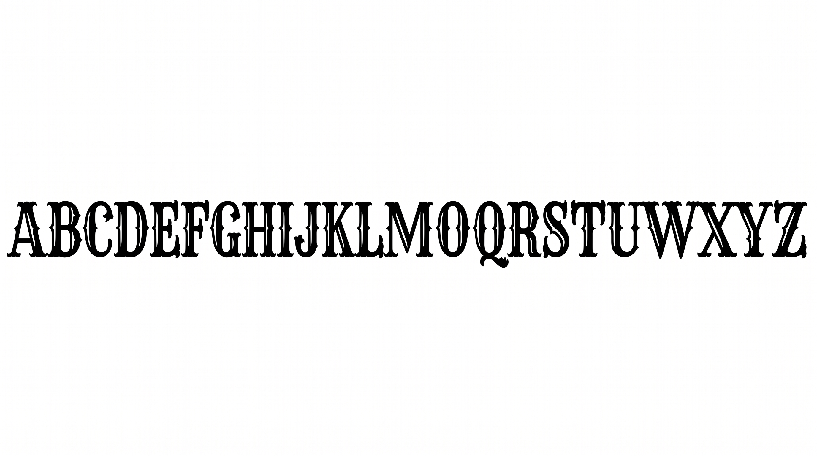 Free Western Alphabet Font Generator Online | PNG & SVG, 2K/4K
