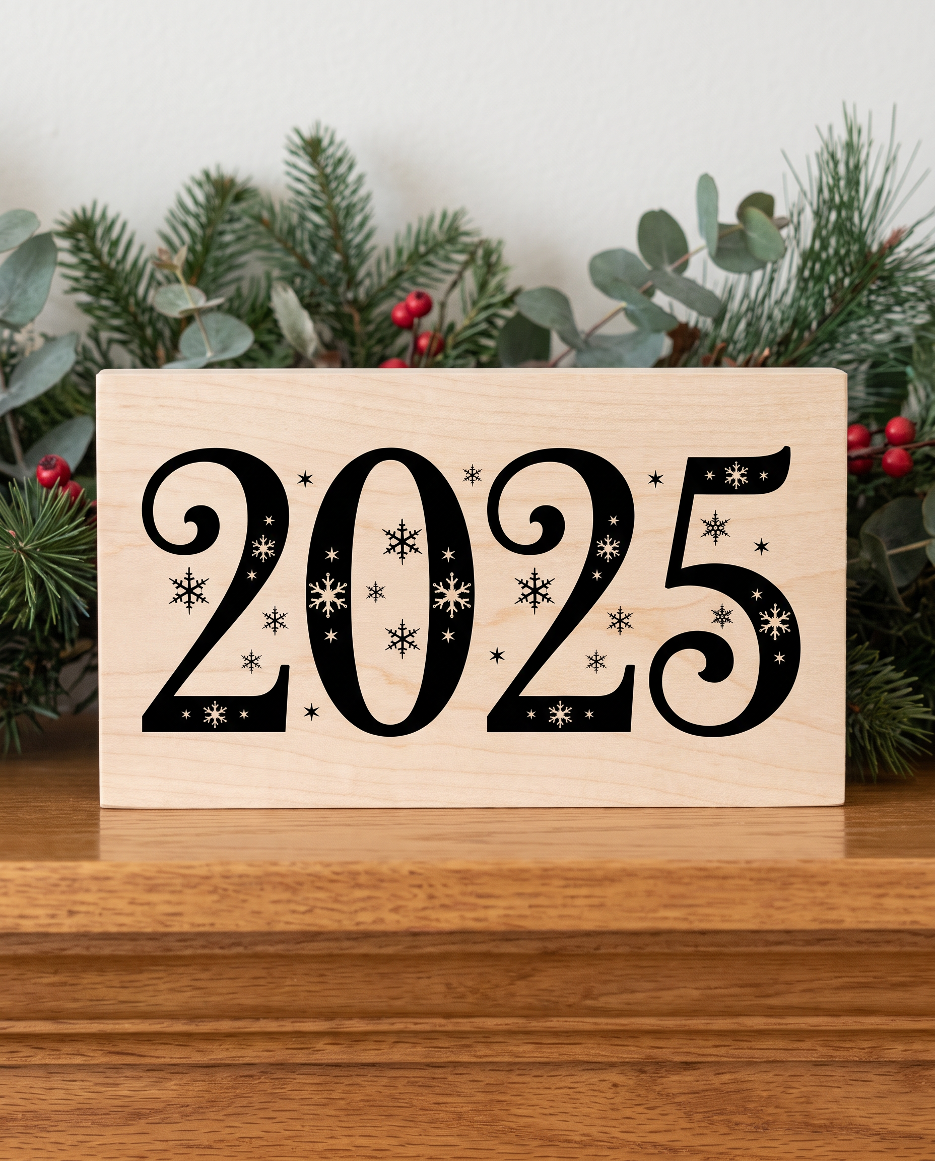 Christmas Font for Number