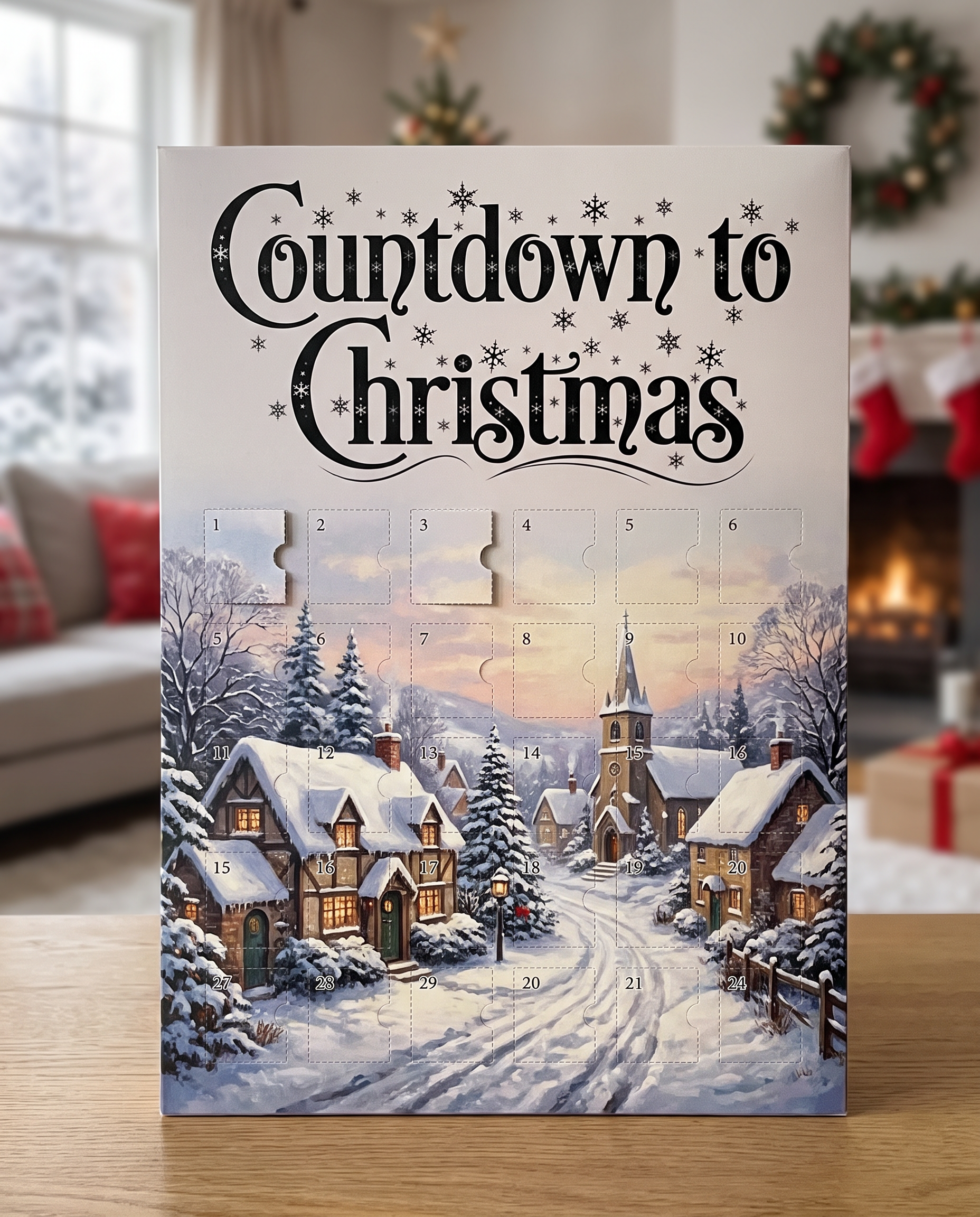Christmas Font for Advent Calendar