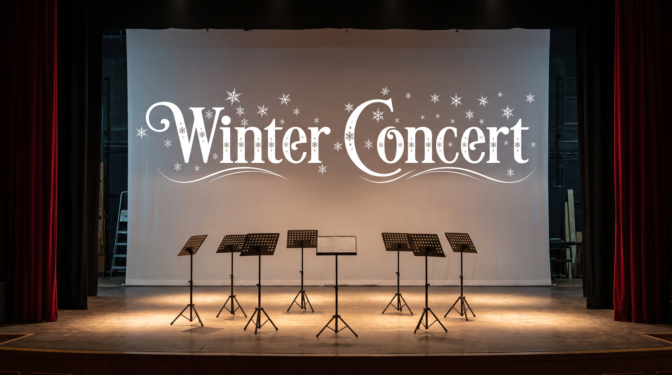 Christmas Font for Stage Projection