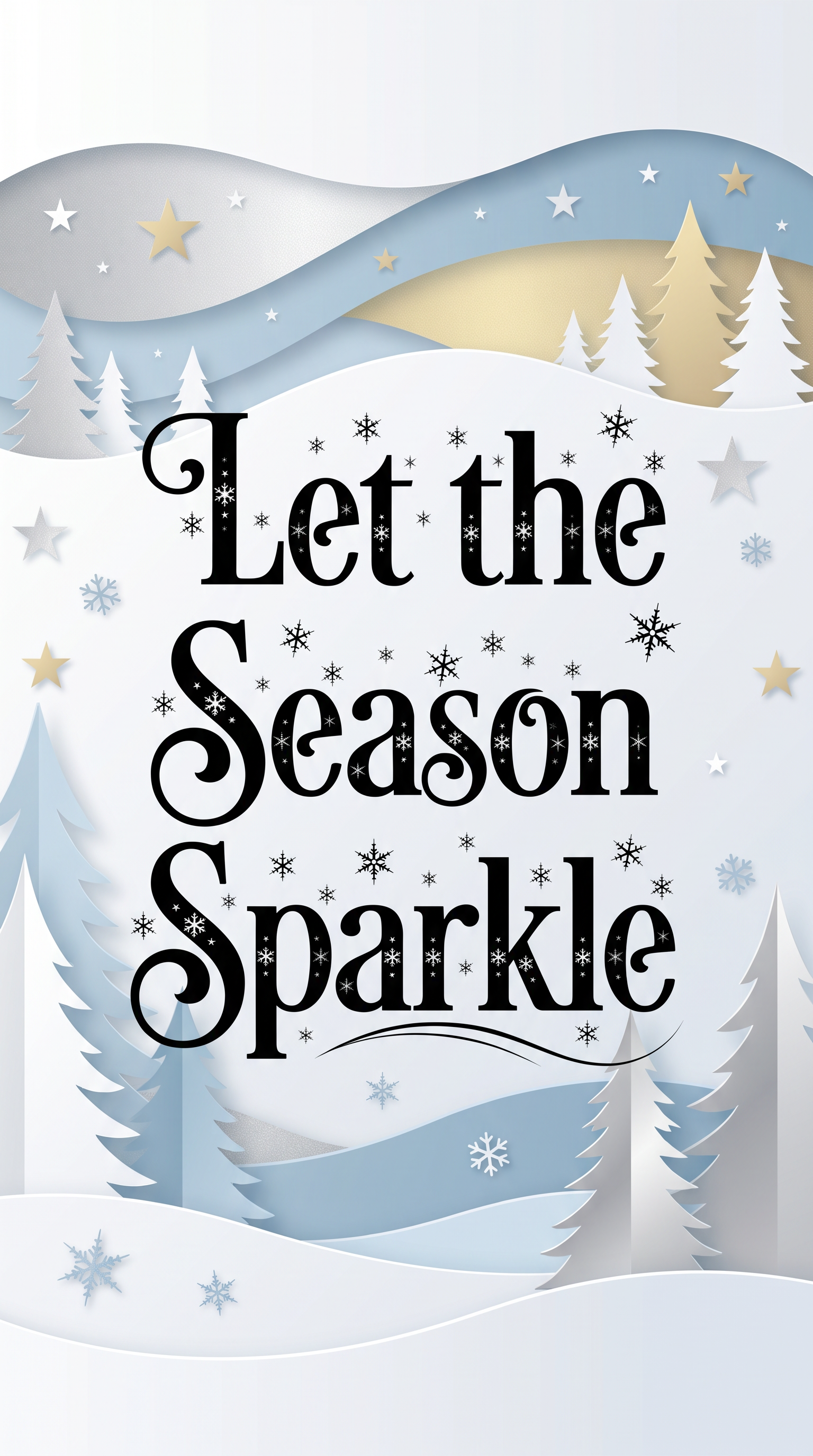 Christmas Font for Social Media Story