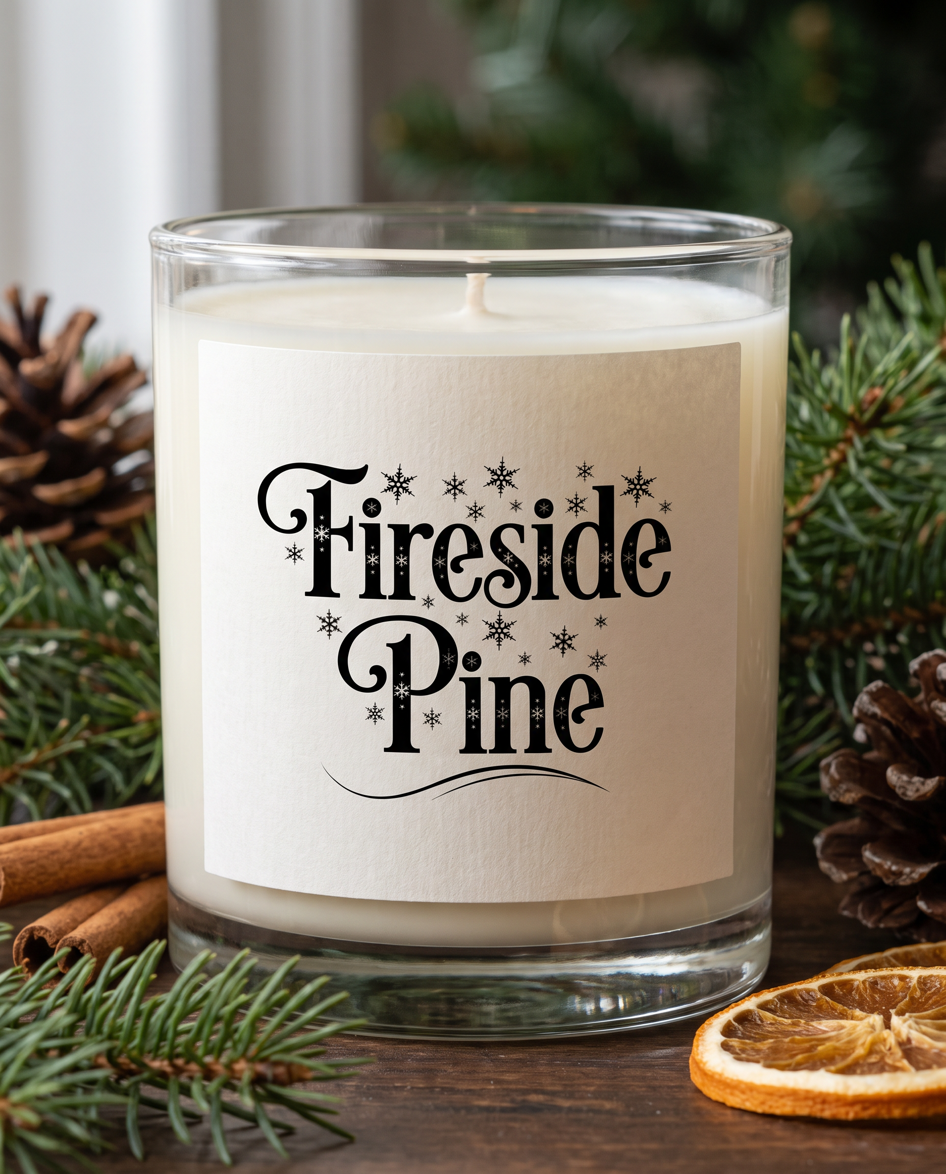 Christmas Font for Candle Label