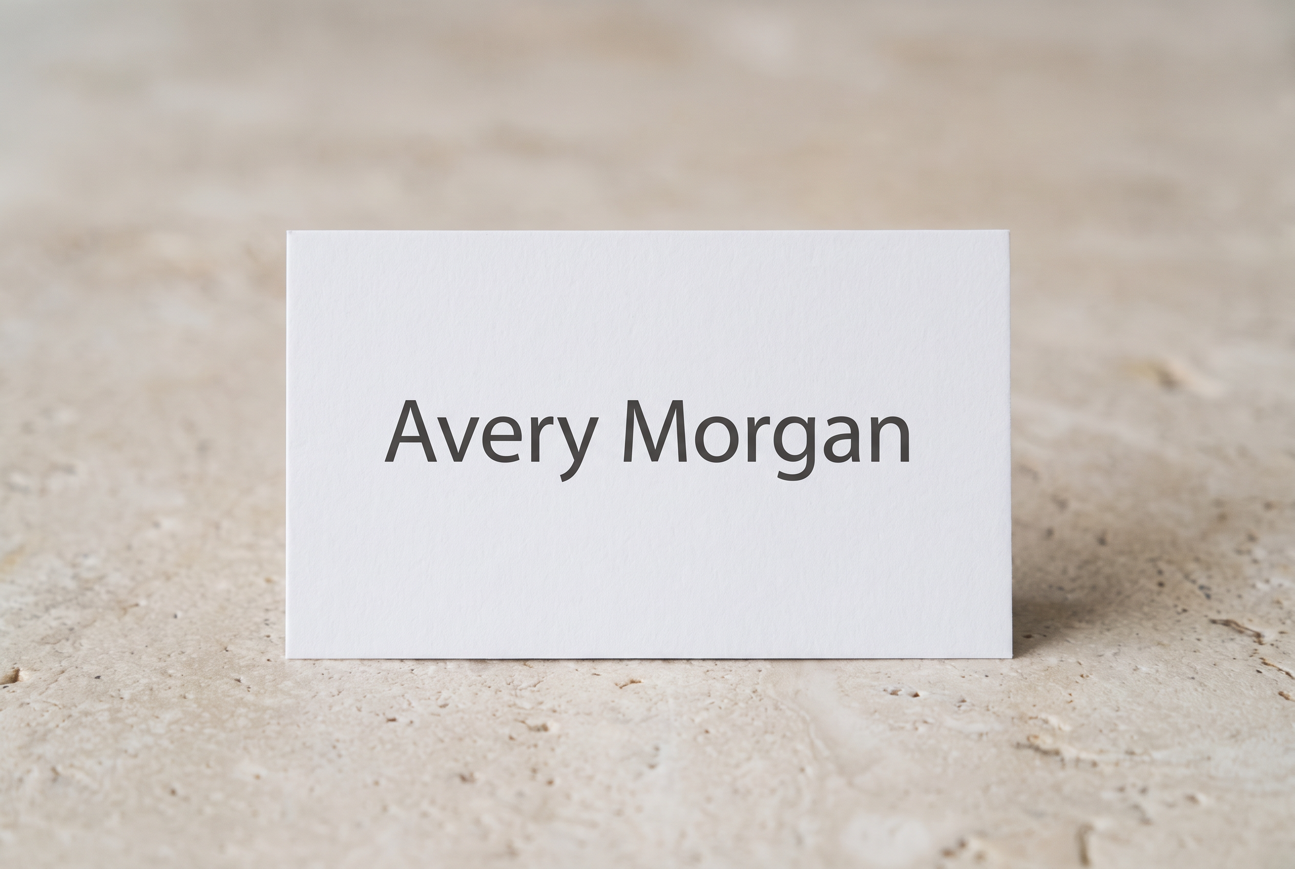 Calibri Font for Business Card