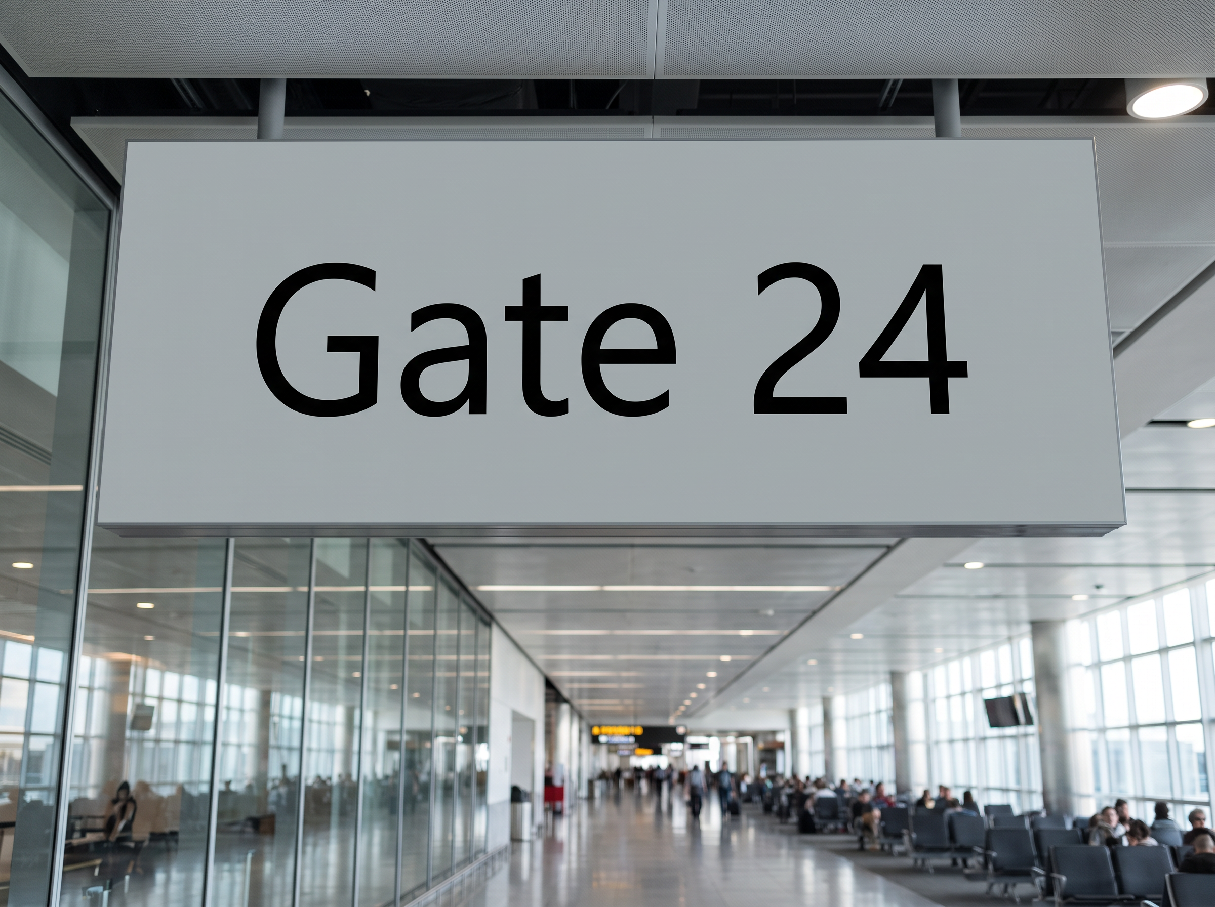 Calibri Font for Wayfinding Sign