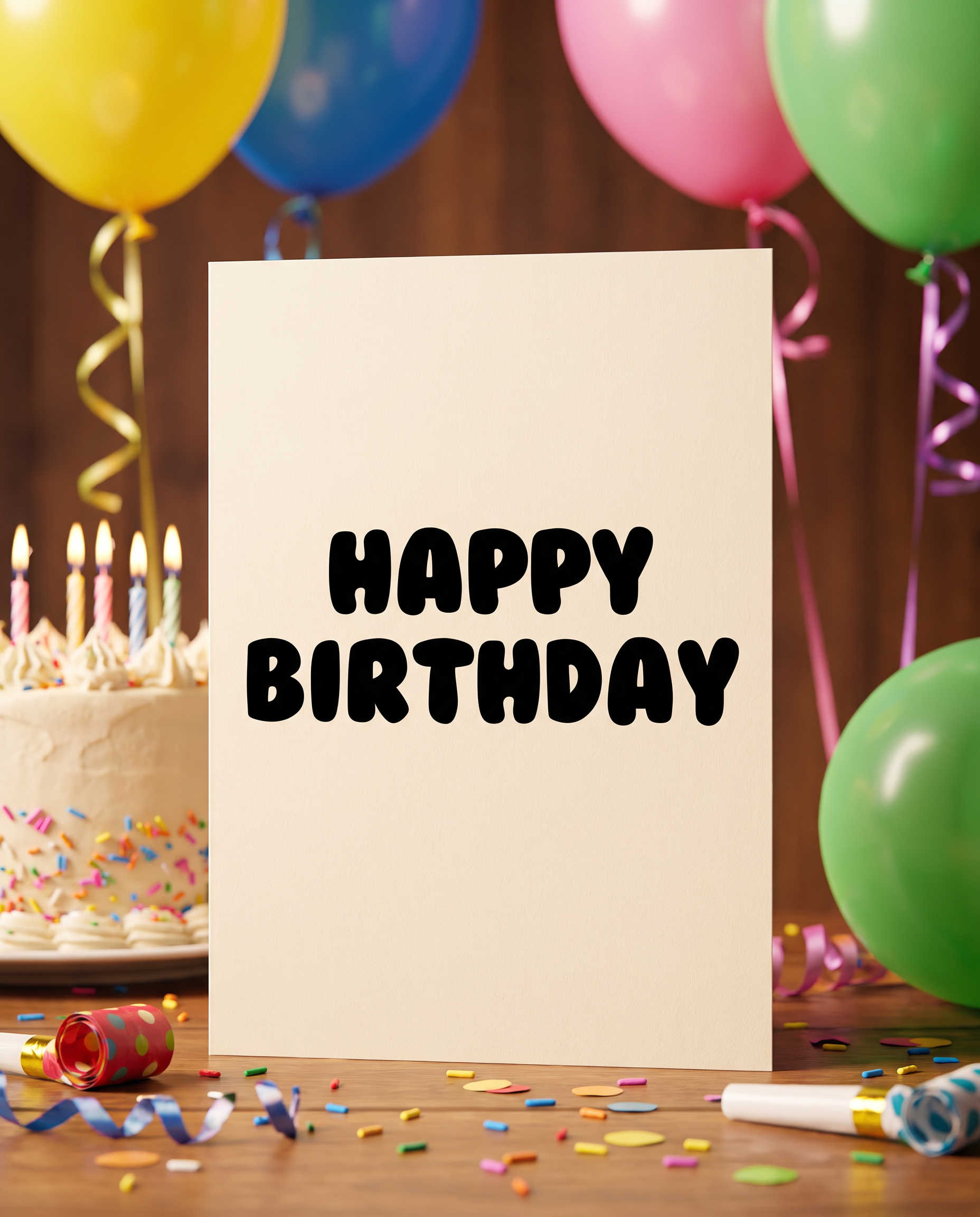 Bubble Font Alphabet for Happy Birthday