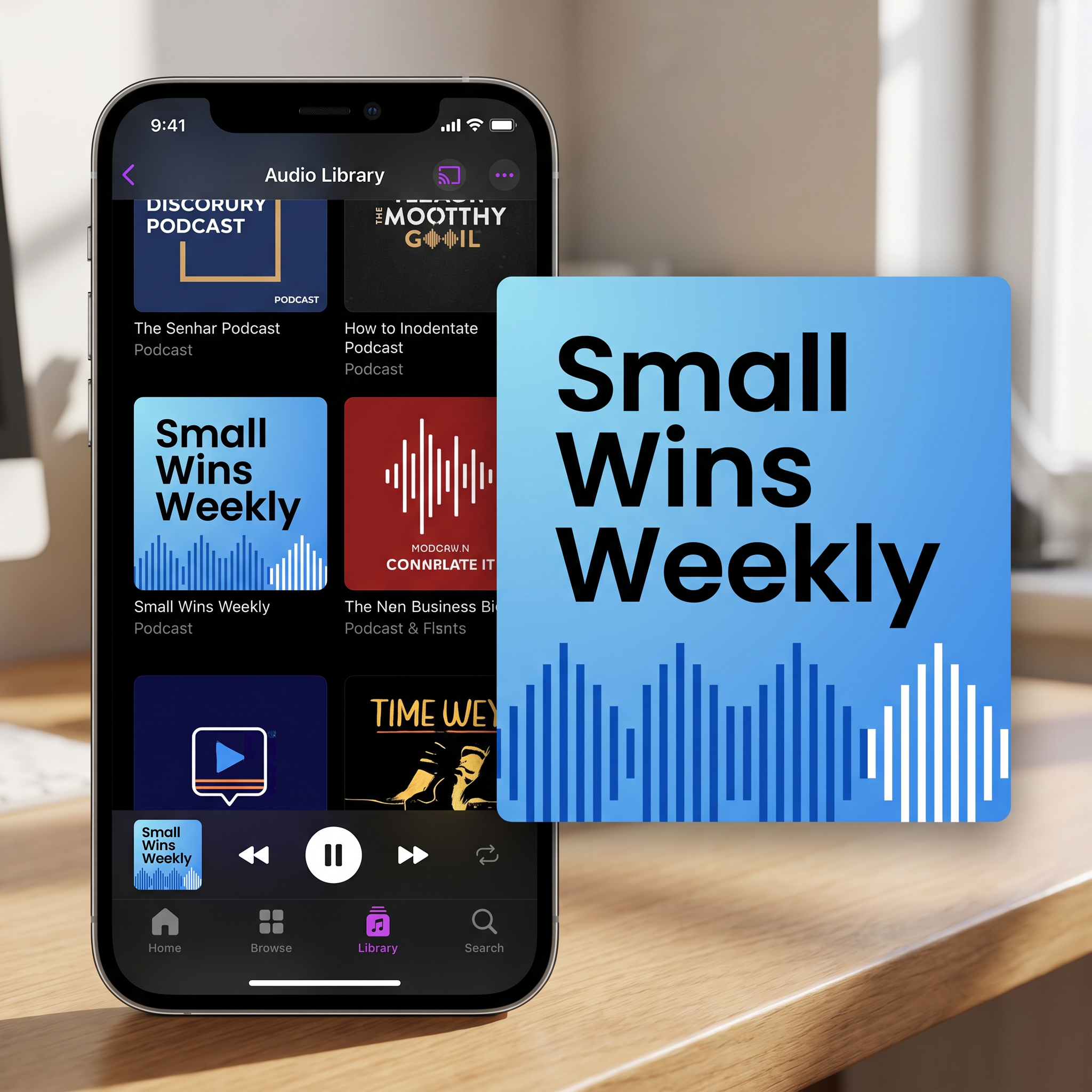 Poppins Semi Bold Font for Podcast Cover