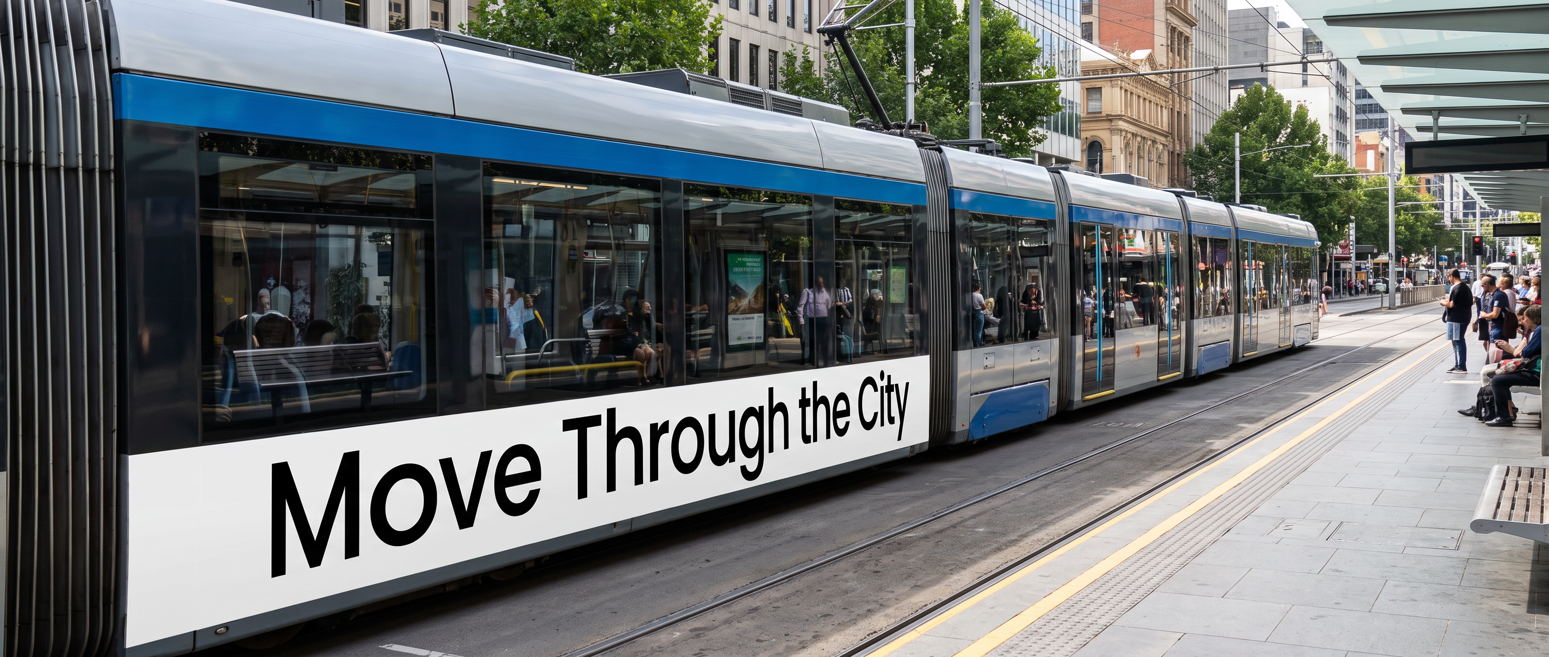 Poppins Semi Bold Font for Transit Advertising