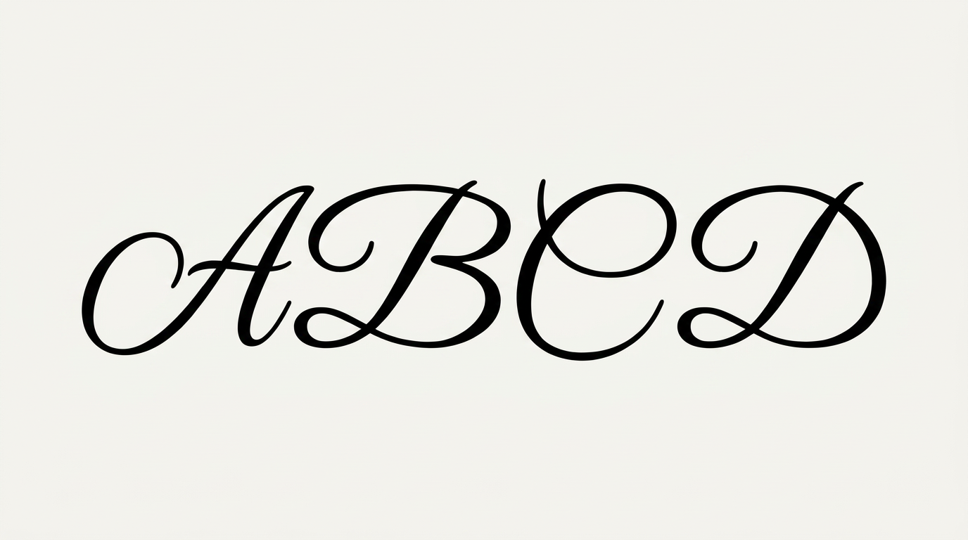 Calligraphy Font Letters Generator