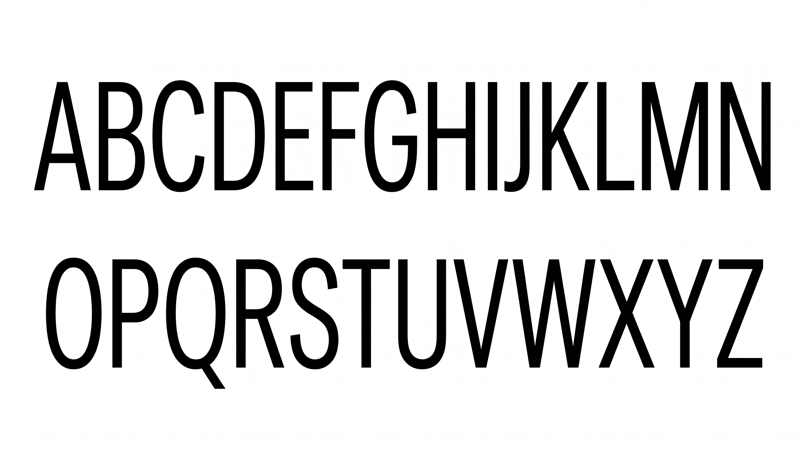 Poppins Font Sample Alphabet Generator