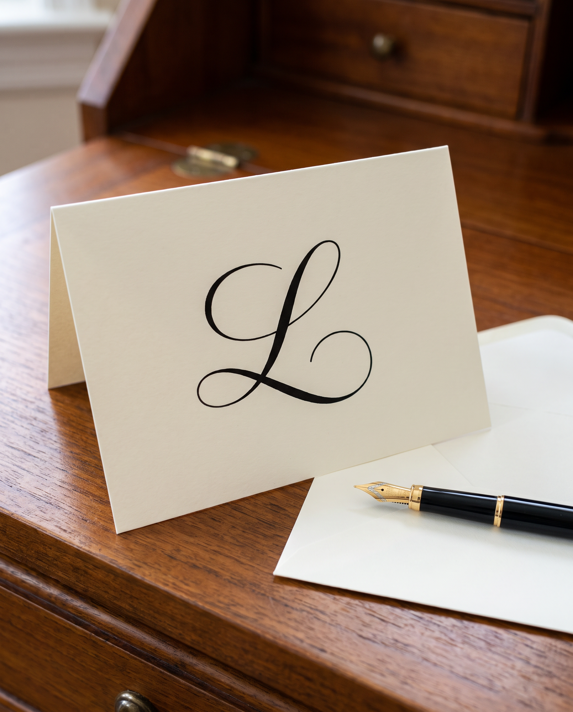 Fancy Cursive Font for Letter