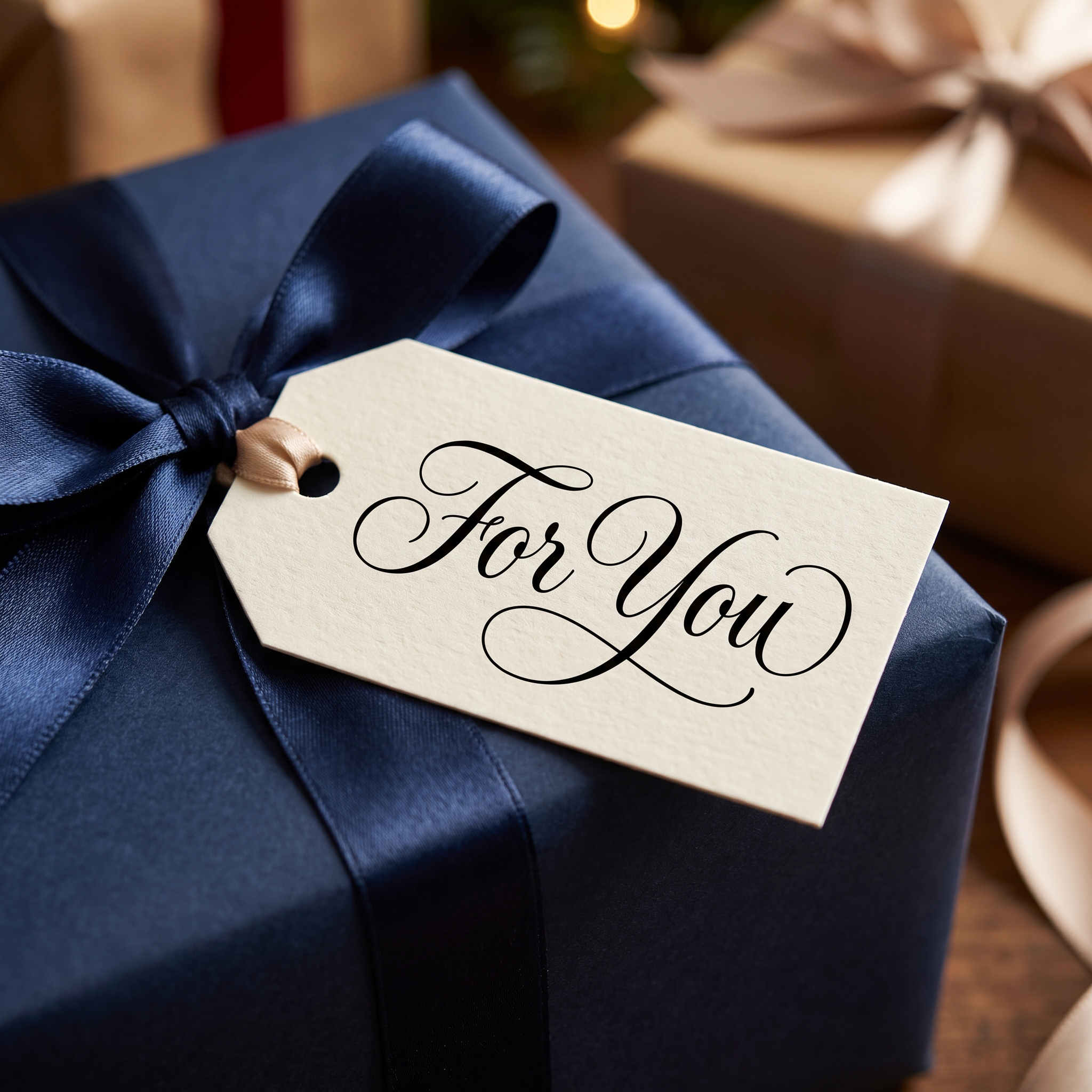 Fancy Cursive Font for Gift Tag